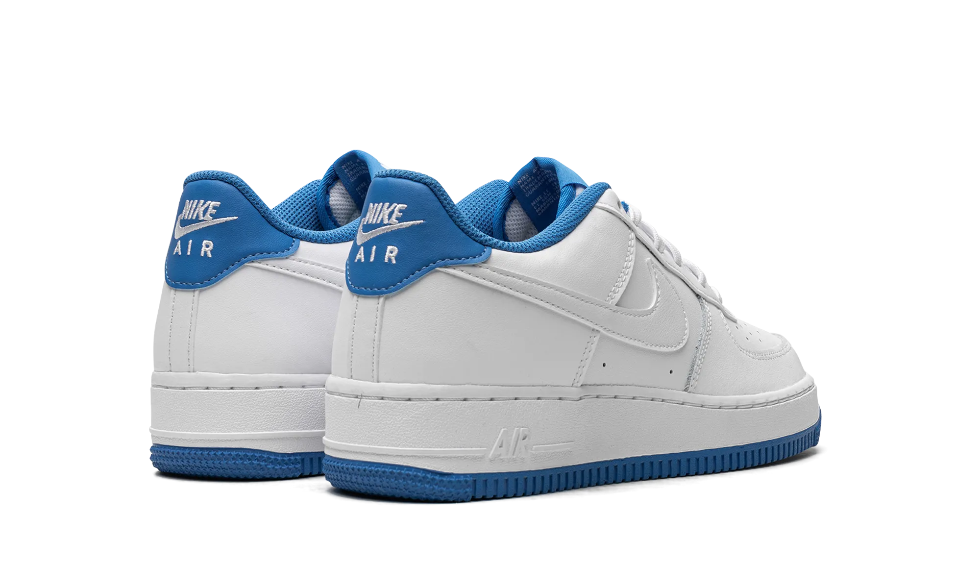 Force Control Vulcanized Sole Air Force 1 Low ESS GS "White / Light Photo Blue"