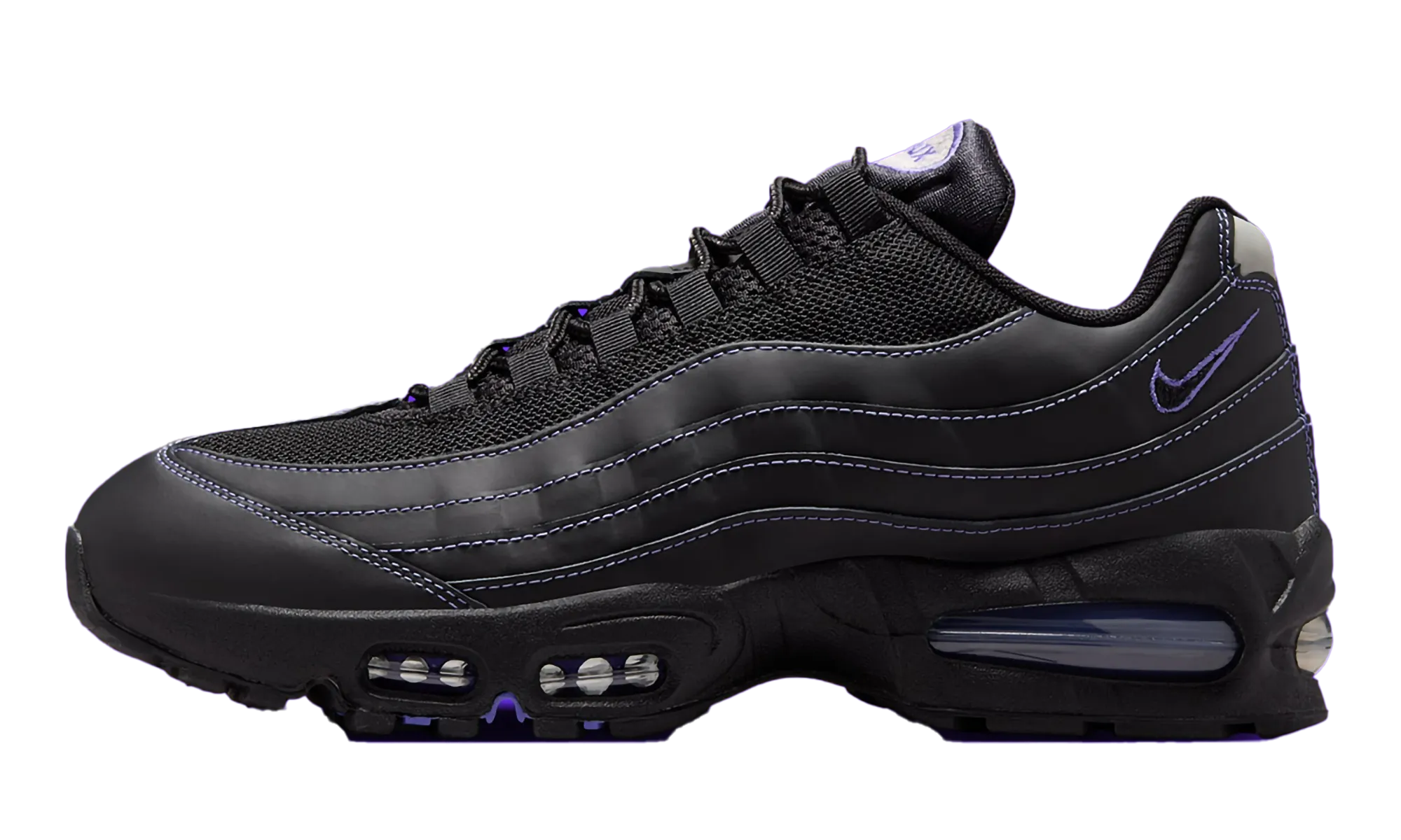 Air Max 95 OG "Black Persian Violet" high - top style Lightweight