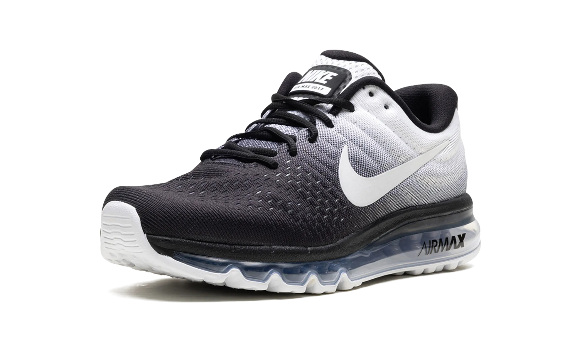 solo run Nike Air Max 2017 "BLACK WHITE"