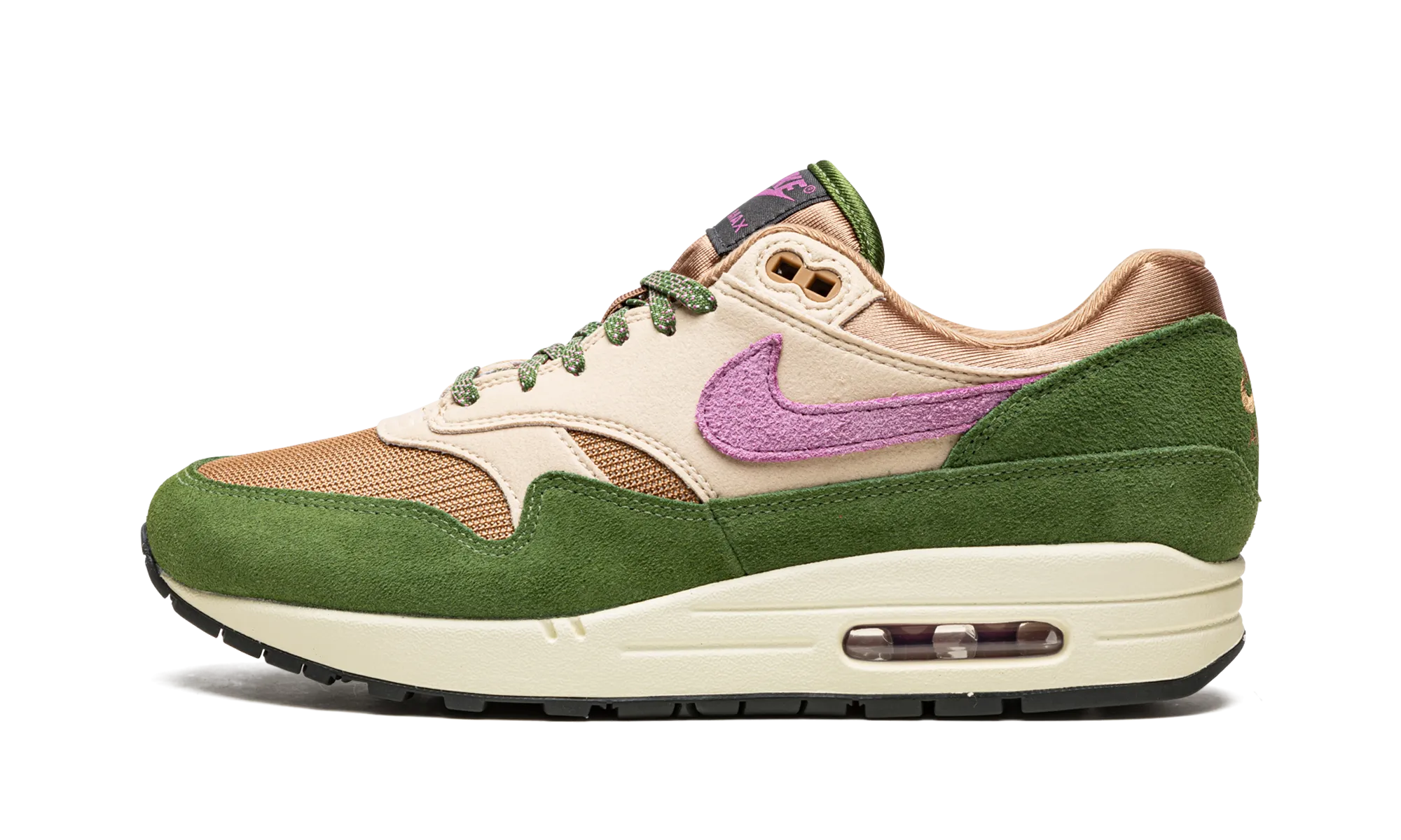 knitted upper running shoes padded - sole running gear Air Max 1 NH "Treeline"