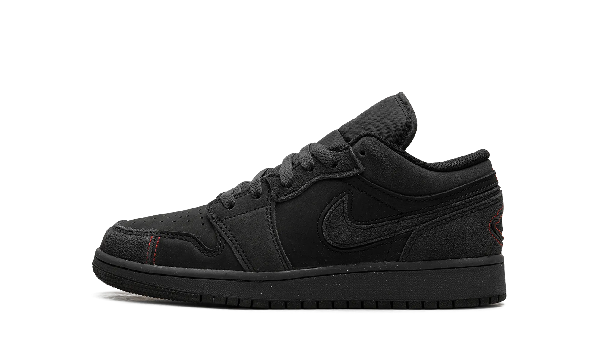 Ventilation Perforations Secure look Air Jordan 1 GS "Dark Smoke Grey"