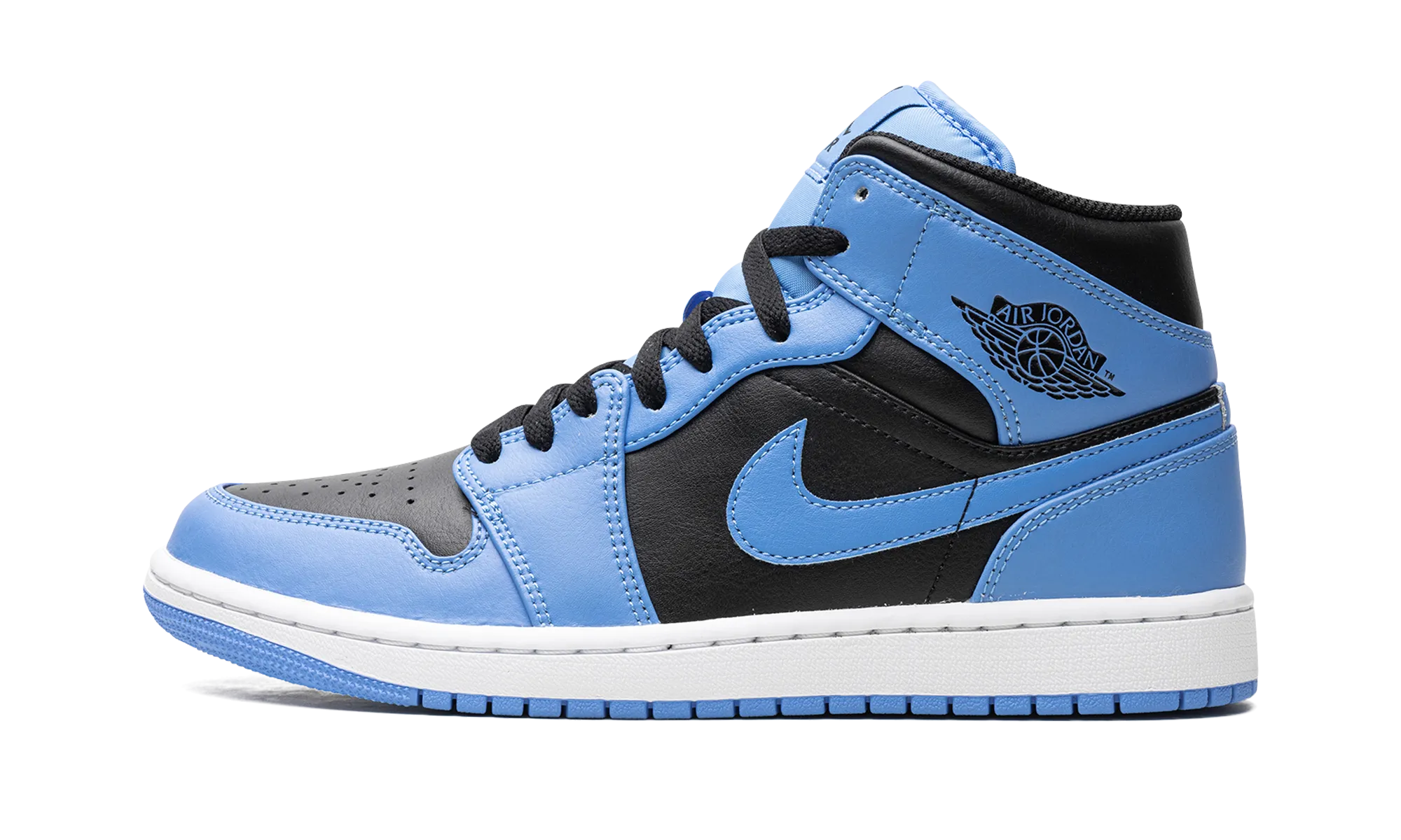 Elevated traction Air Jordan 1 Mid "University Blue Black"