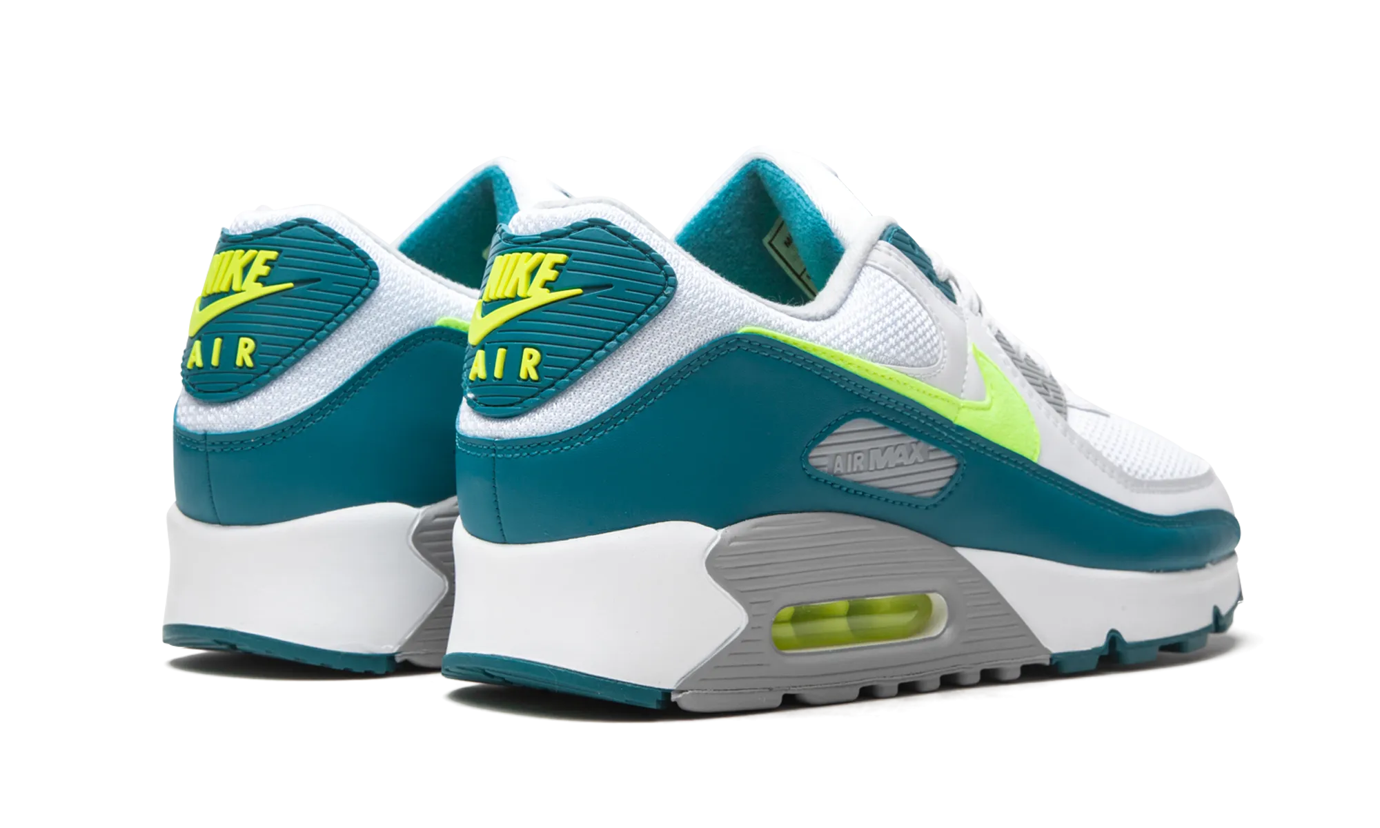 Air Max 90 "Spruce Lime" logo - zipped shoes