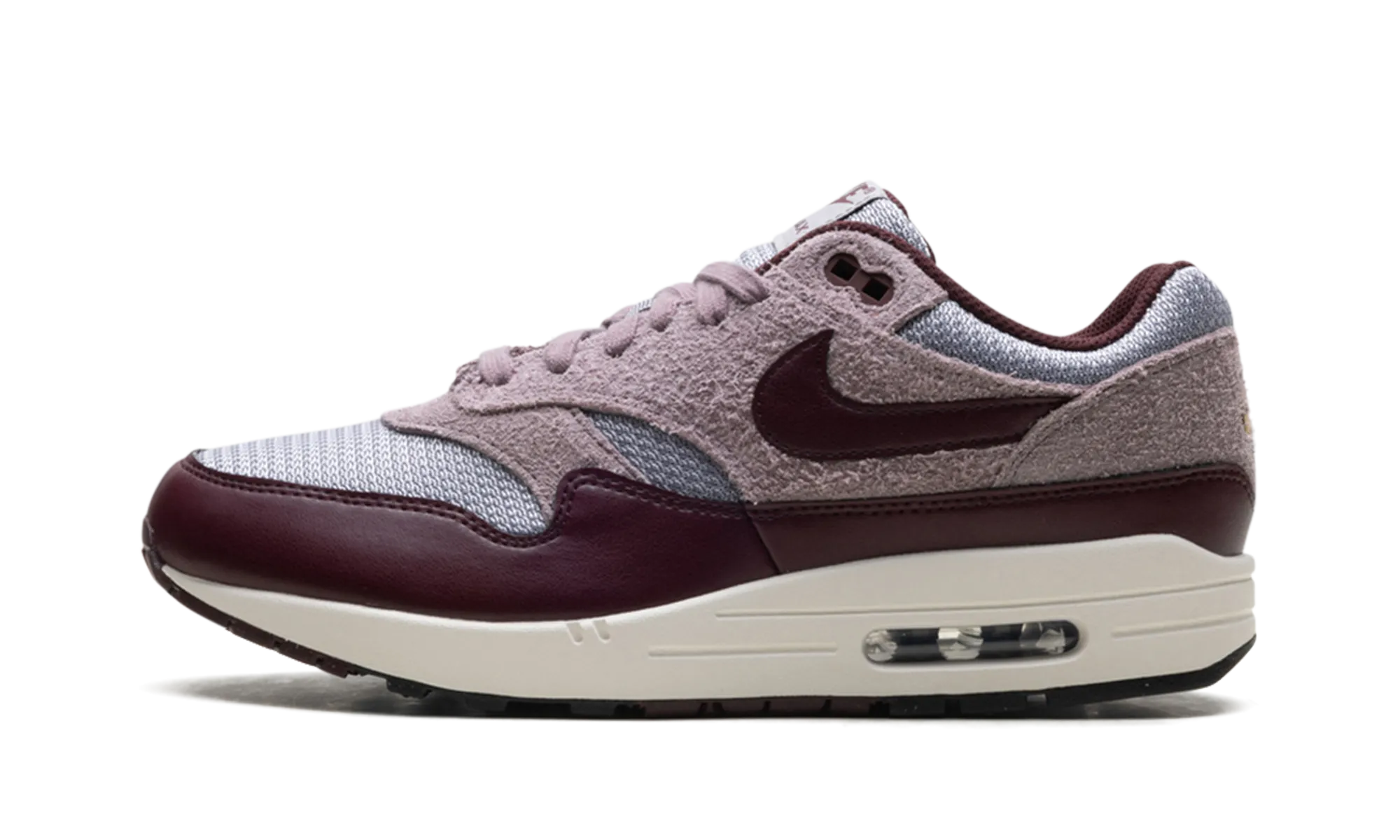 mountain - runner Stable Support Air Max 1 ESS PRM "CEMENT GREY/BURGUNDY CRUSH"