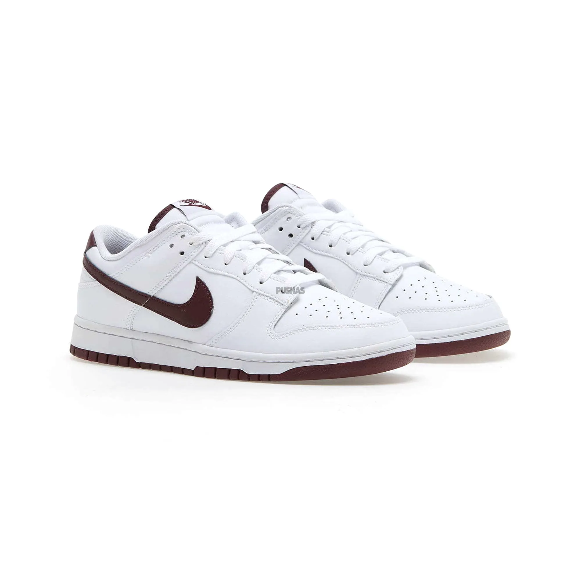 Nike Dunk Low Retro 'White Night Maroon' (2023) Adaptive Heel Lock