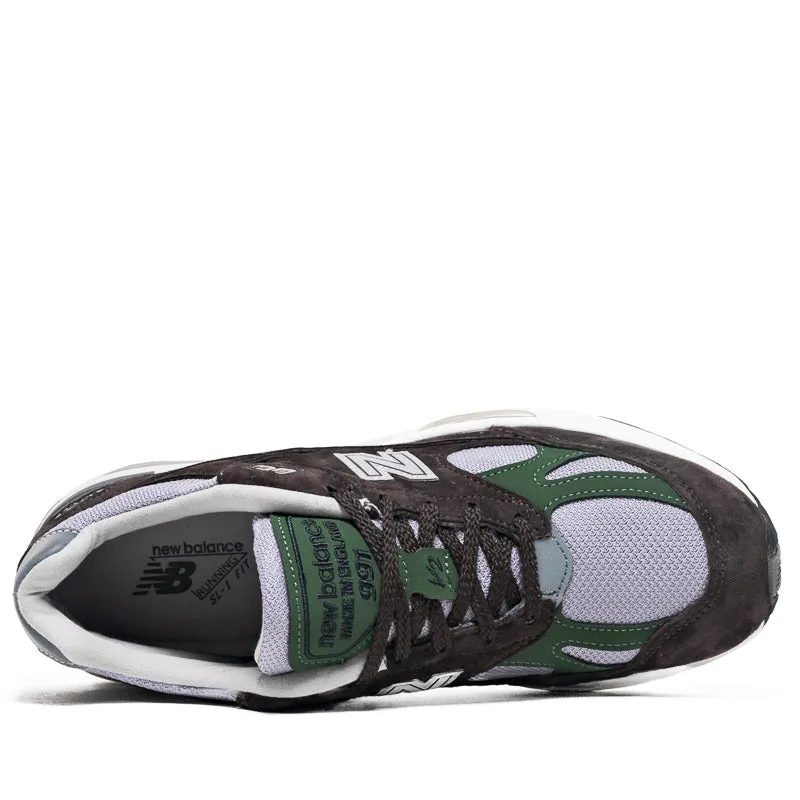 Adaptive Fit Design Blown Rubber Traction New Balance Made in UK 991v2 - Licorice/Lavender Gray