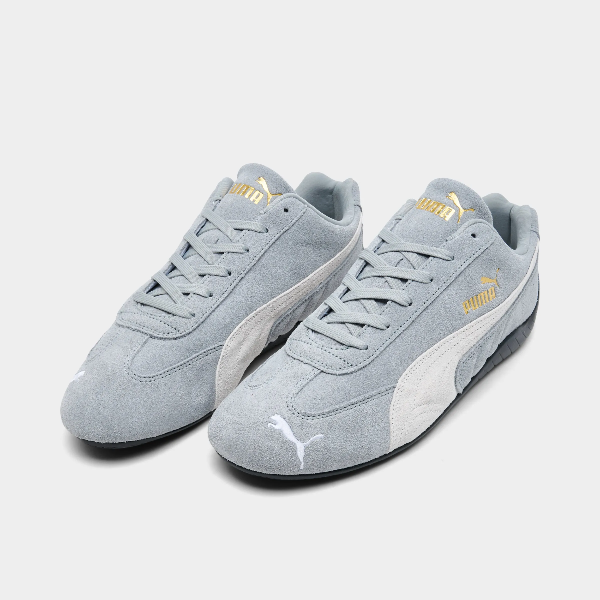 PUMA Speedcat OG Cool Mid Gray / White Concert Fit Stable Structure