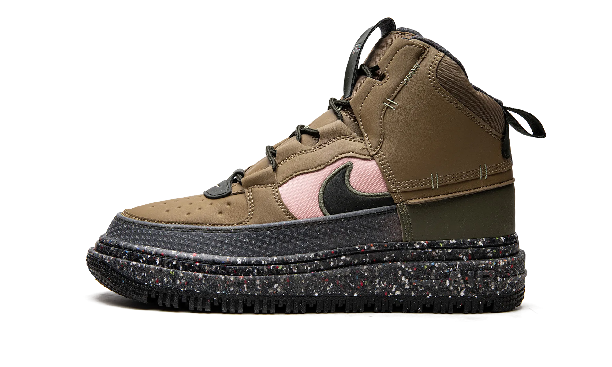 Plush Interior Skater Movement Fit Air Force 1 High Boot NN "Brown Kelp"