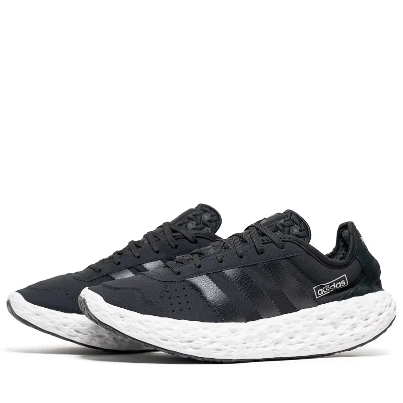 Responsive Rebound Breathable Upper Design Adidas Zponge - Core Black/Matte Silver