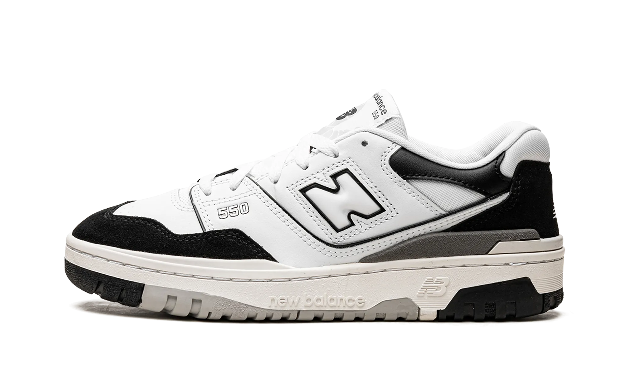 running with a hydration pack padded tongue running shoes 550 GS "Oreo"