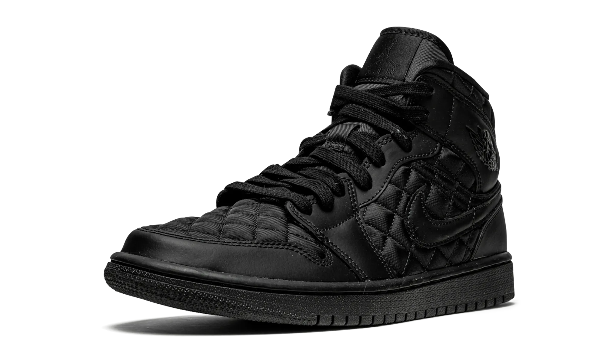 Abrasion Resistant Materials AIR JORDAN 1 MID QUILTED WMNS "Black"