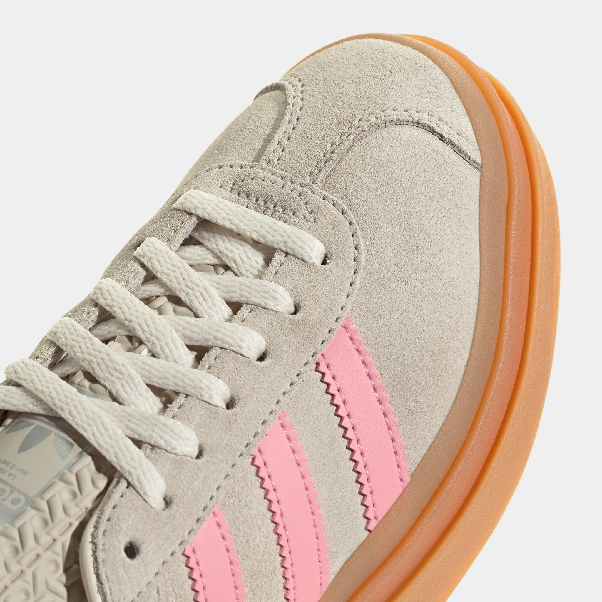 Cool Fit adidas Juniors' Gazelle Bold Grey / Alumina - Semi Pink Spark