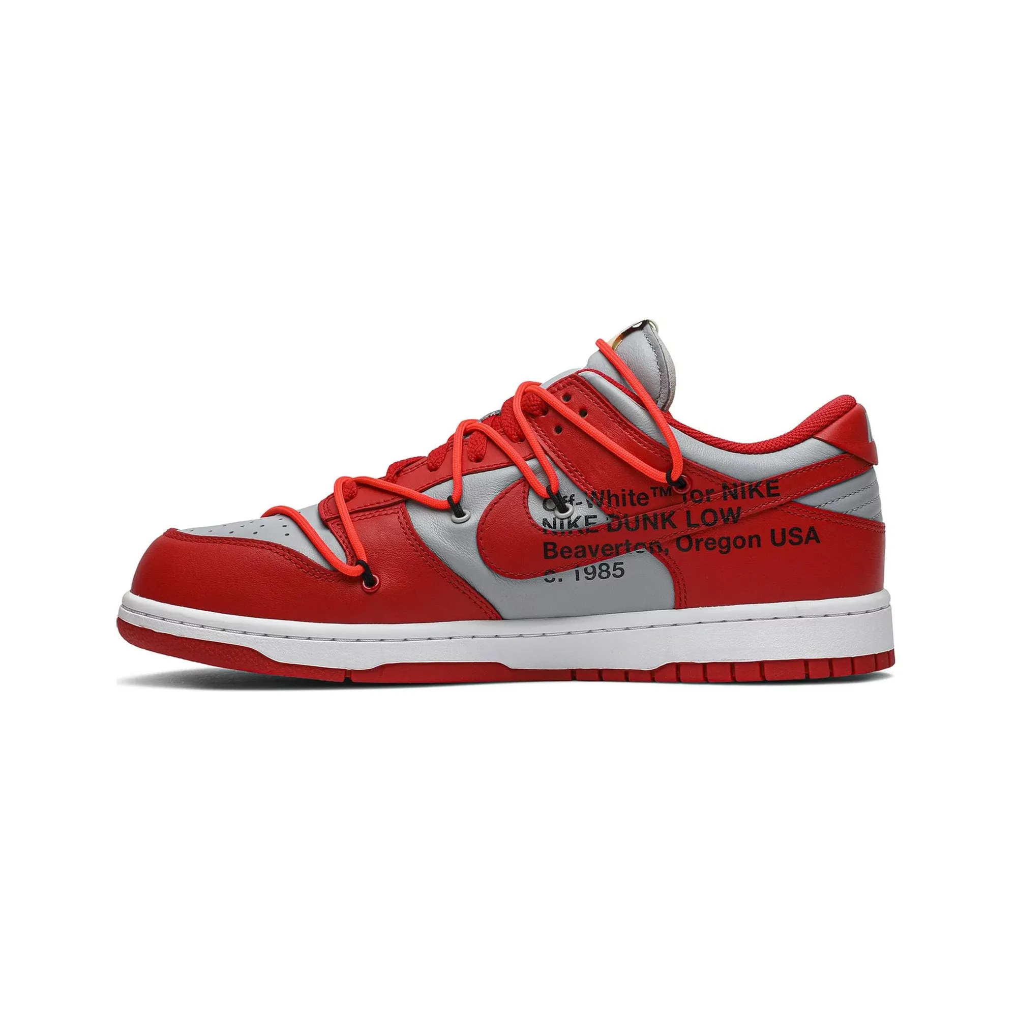 Thickened Collar Dunk Low x Off-White - University Red (New)