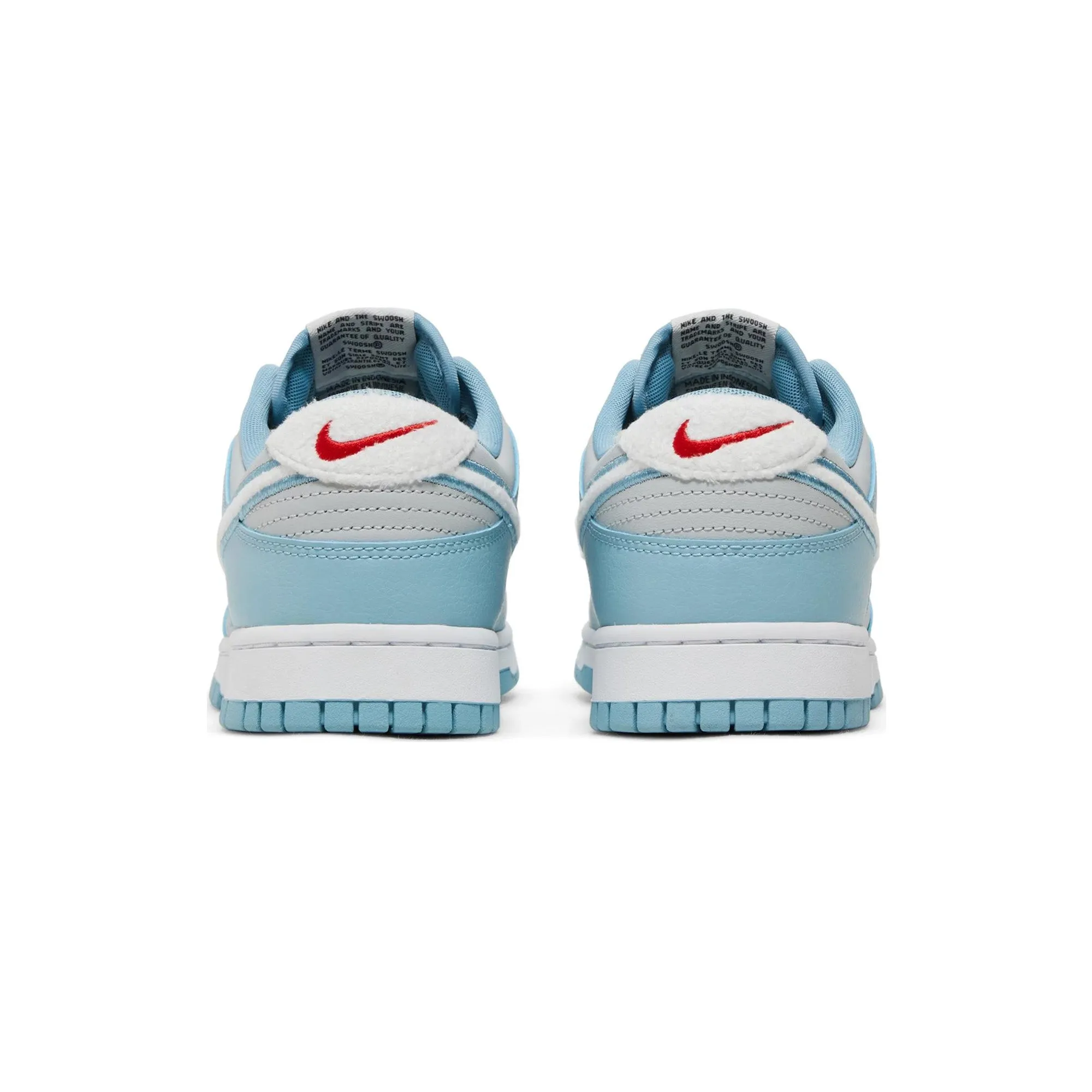 Dunk Low Retro 'Fleece Swoosh Worn Blue' Light support High Top Style