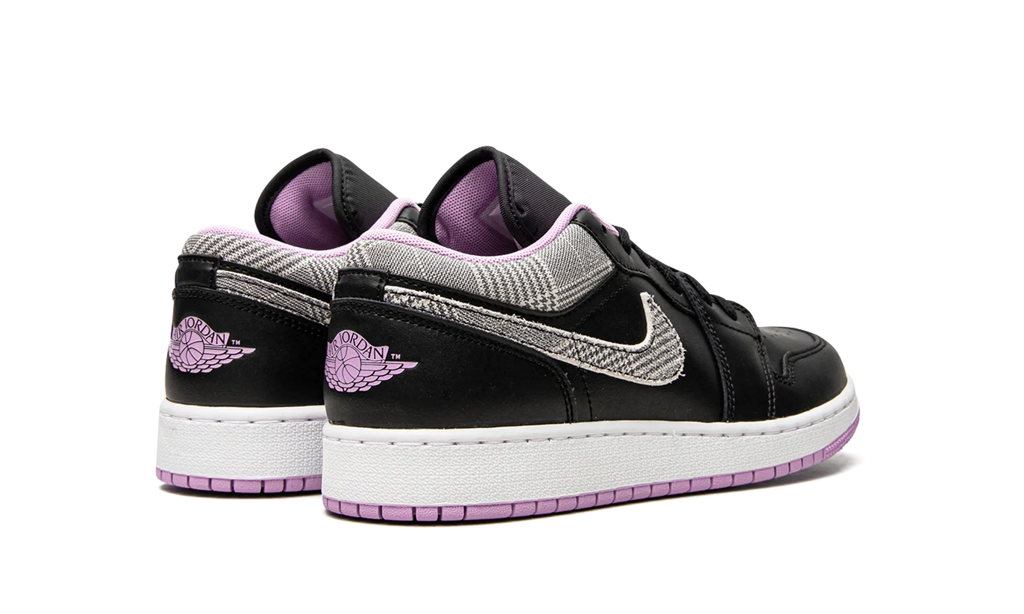 Air Jordan 1 Low GS "Houndstooth" Elastic Straps