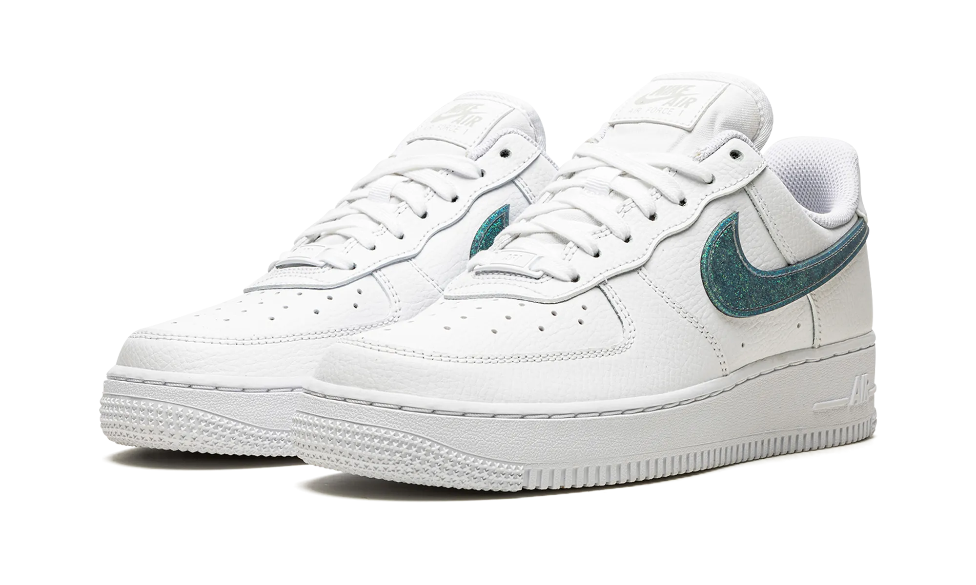 Classic AIR FORCE 1 '07 ESS WMNS "Glitter Swoosh - Celery"