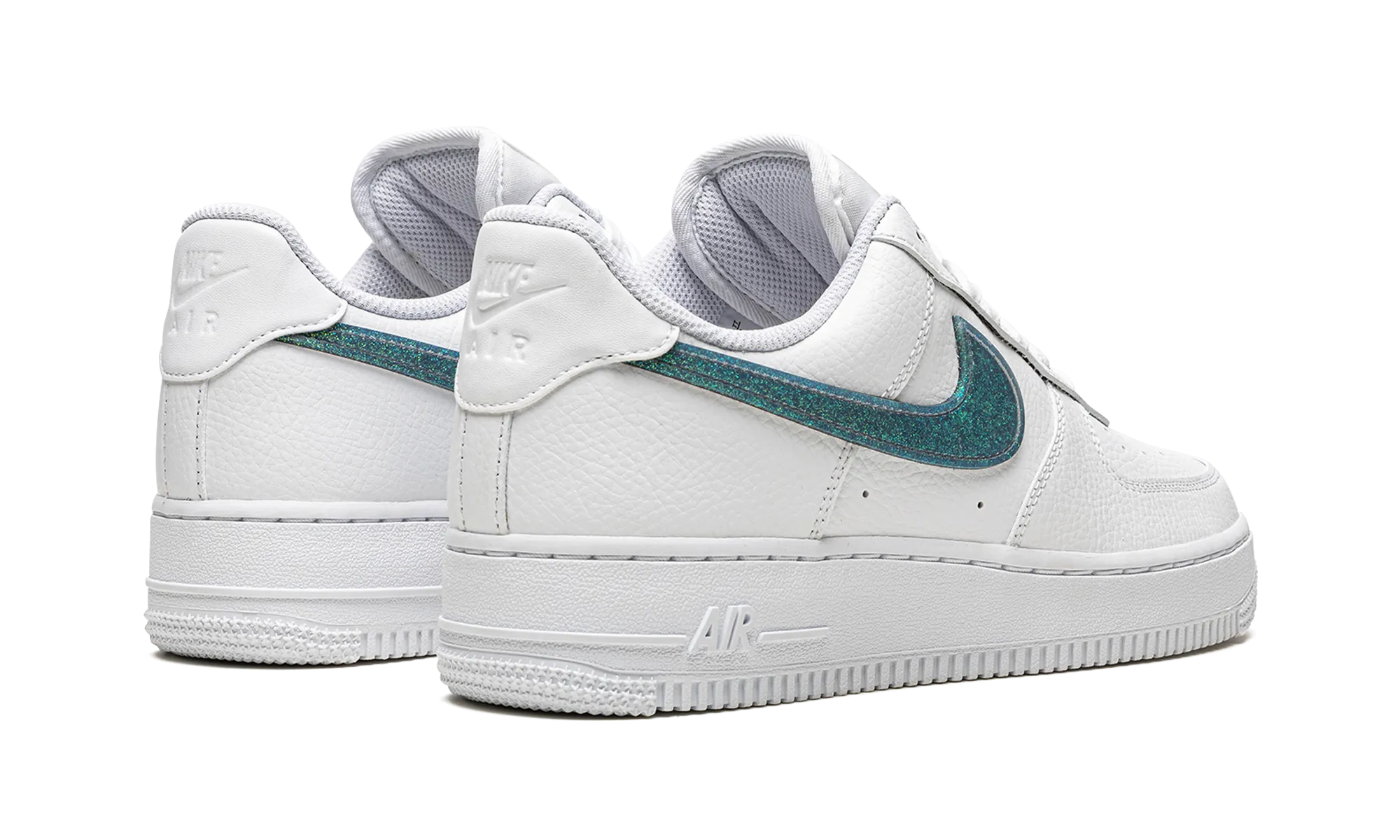 Textured Finish AIR FORCE 1 '07 ESS WMNS "Glitter Swoosh - Celery"