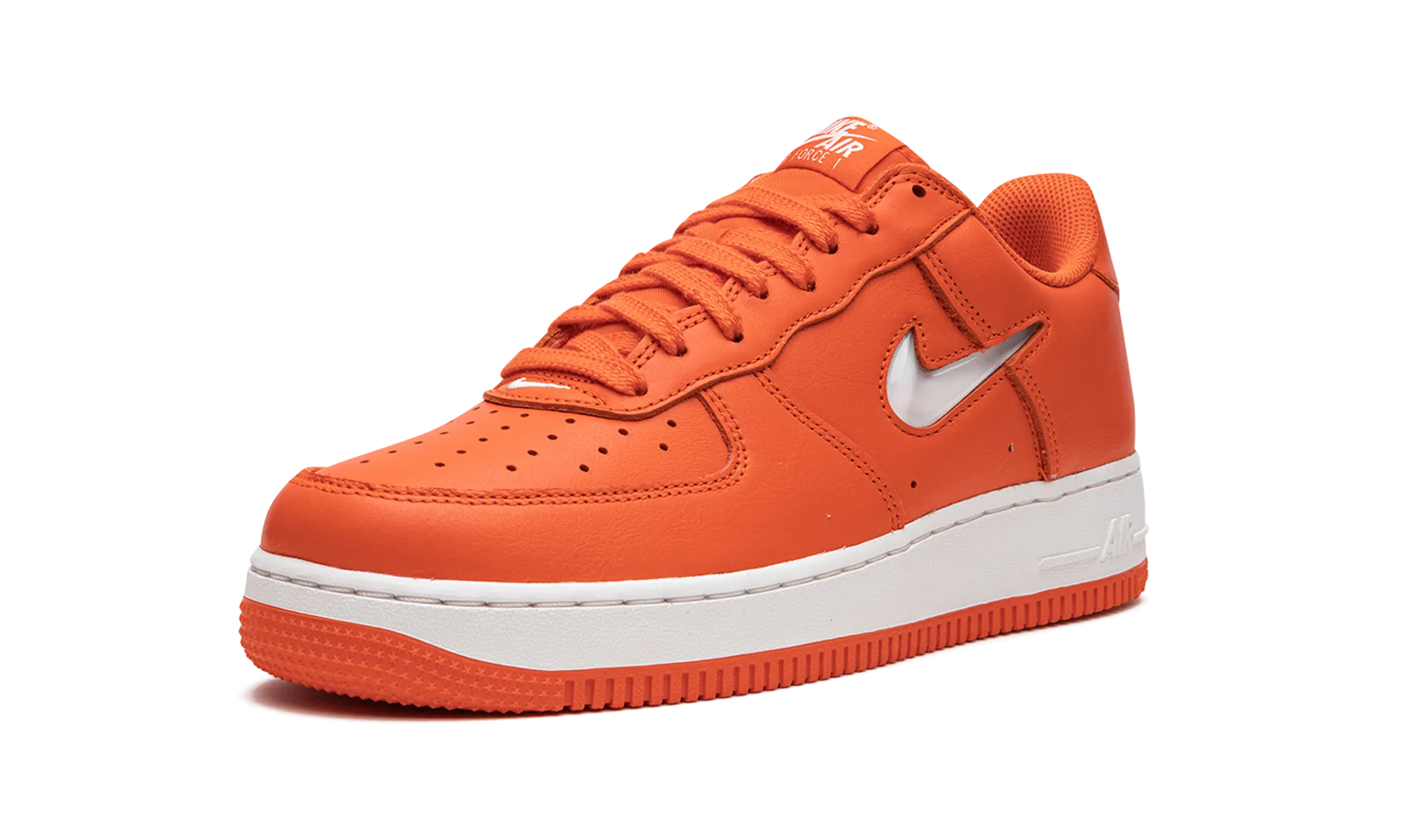 Air Force 1 Low "40th Anniversary Edition Orange Jewel" Long Wearing Foot alignment