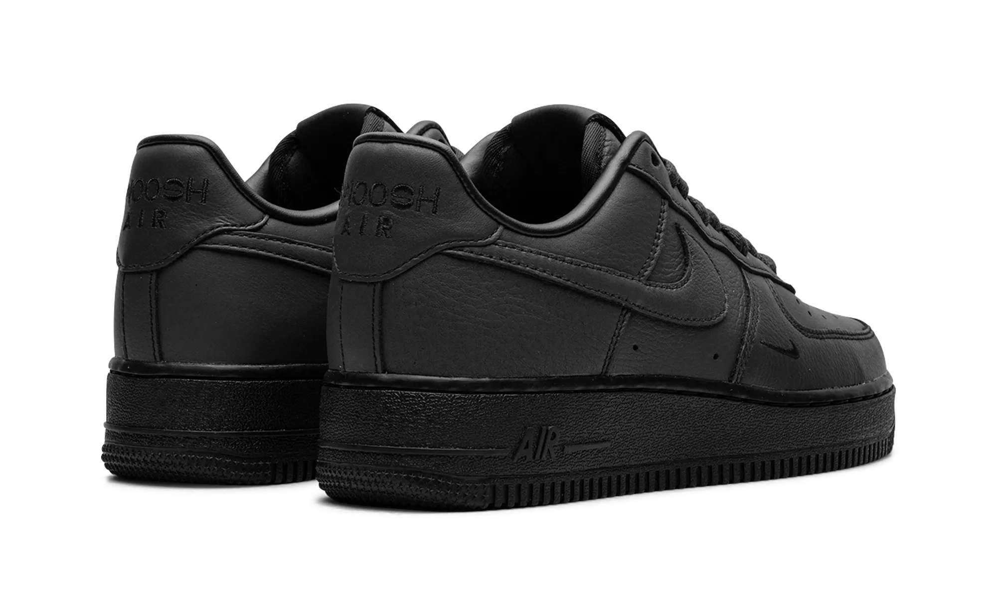 Modern Comfort Air Force 1 Low ".SWOOSH - Triple Triple Black"