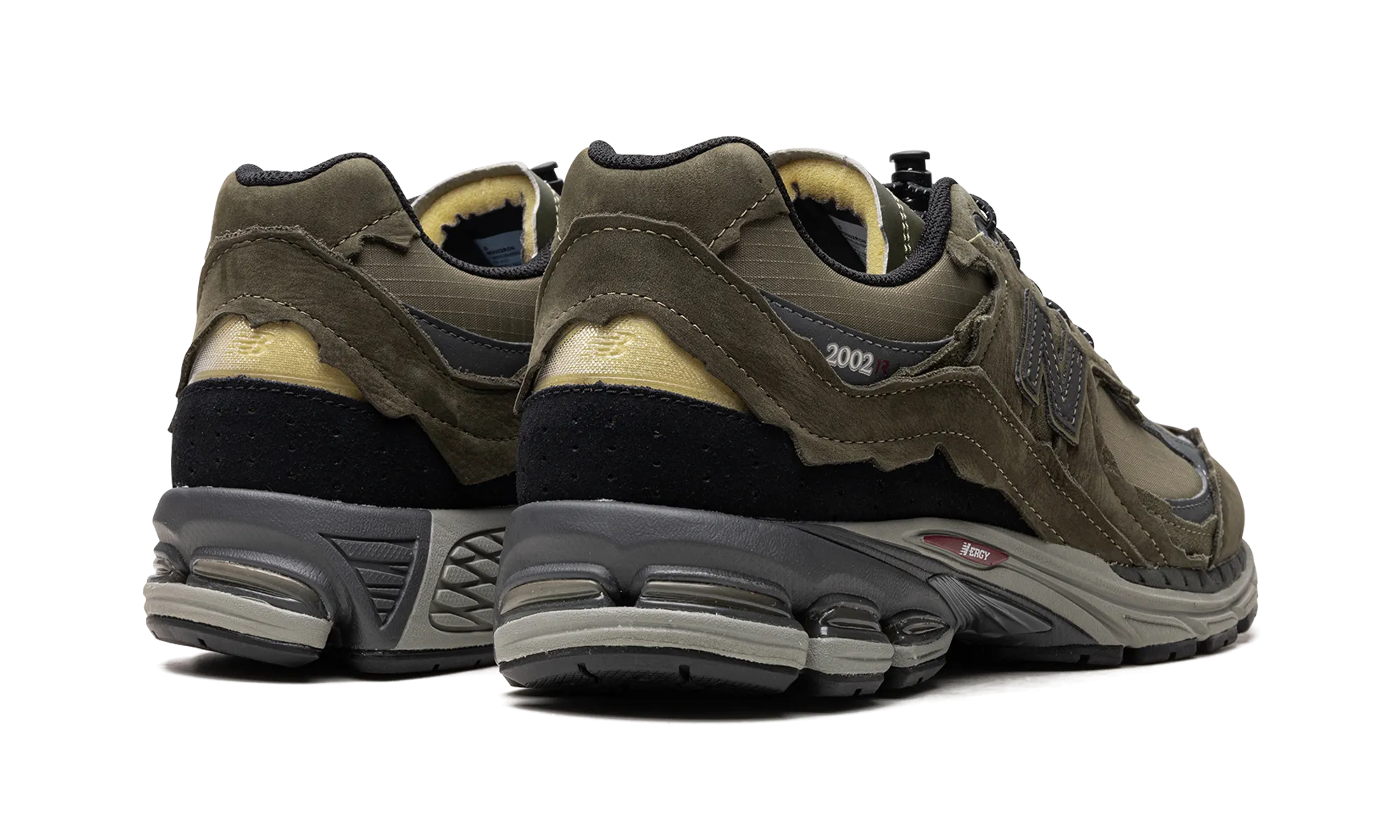 running shoes for professional female runners waterproof upper shoes 2002R "Protection Pack - Dark Moss"