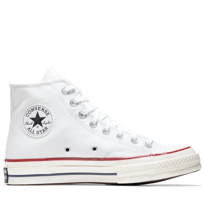 Outdoor Use Converse Chuck 70 Hi - White/Garnet
