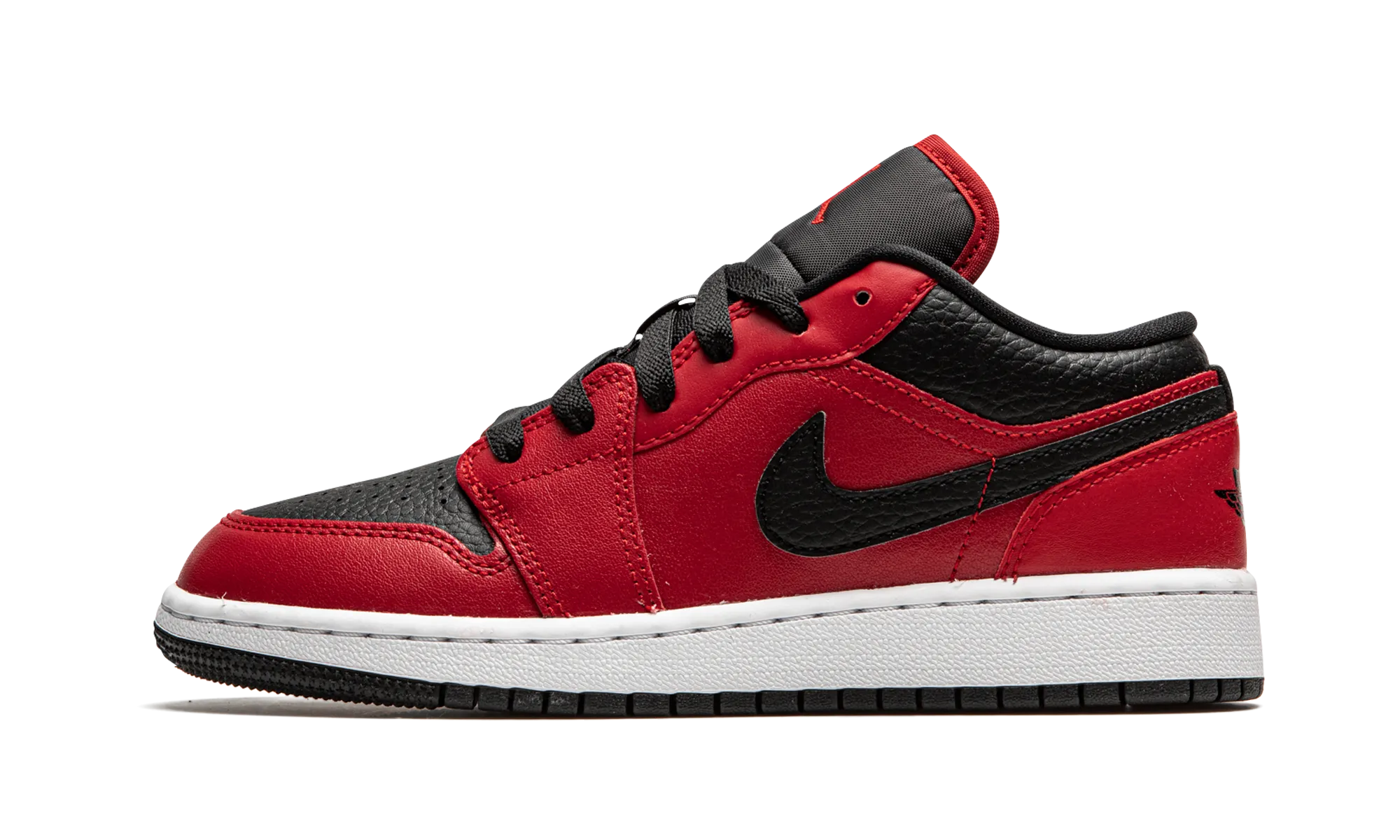 Slip   On Design Air Jordan 1 Low GS "Black Pebbled"
