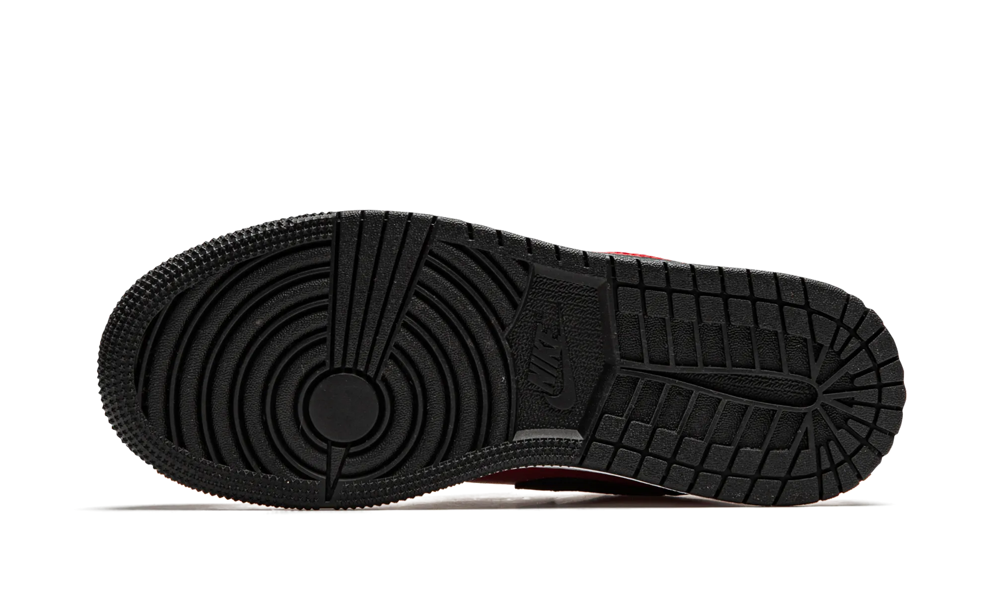 Aerodynamic Shaping Multidirectional Flex Air Jordan 1 Low GS "Black Pebbled"