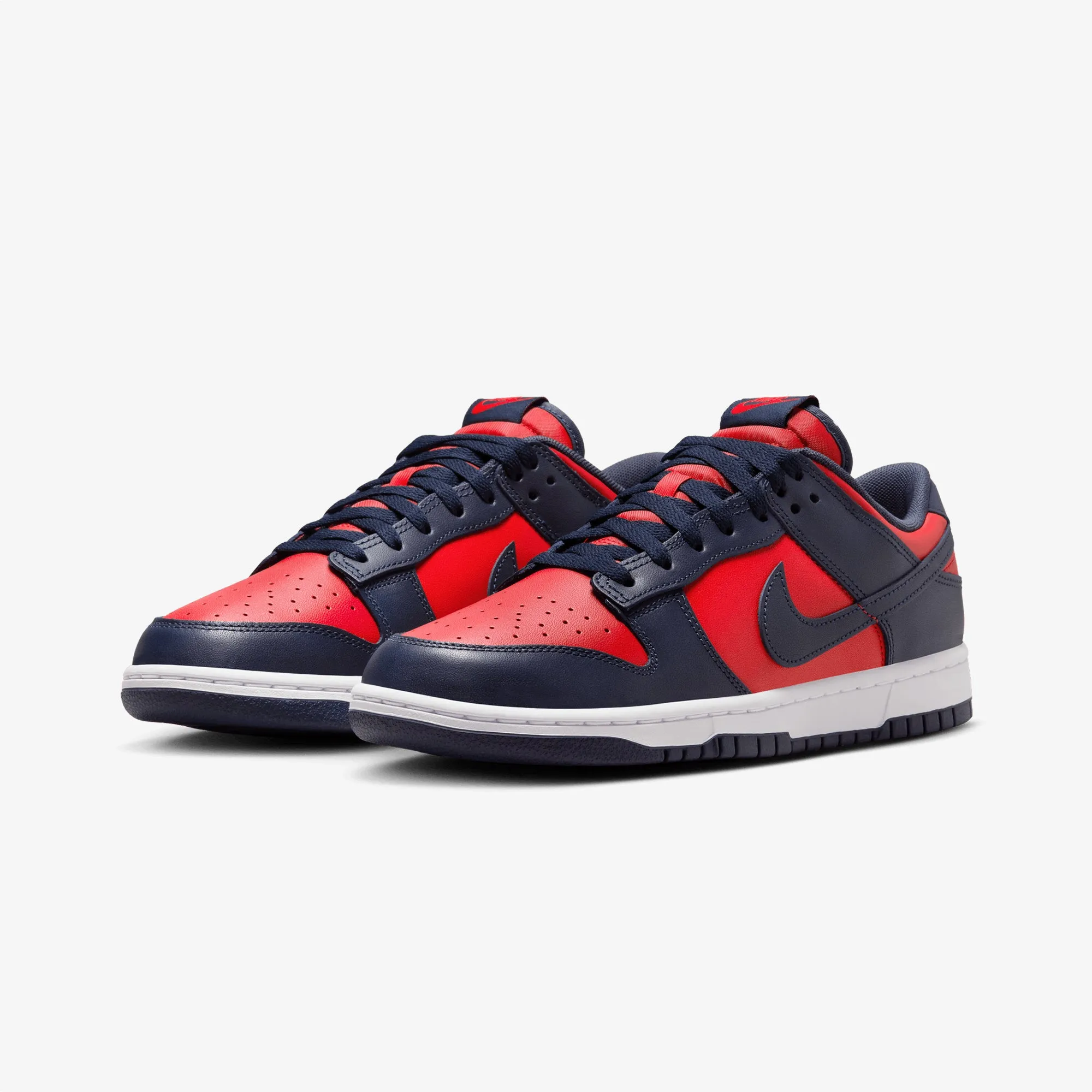 NIKE | DUNK LOW RETRO { UNIVERSITY RED/OBSIDIAN-WHITE Fit Boost