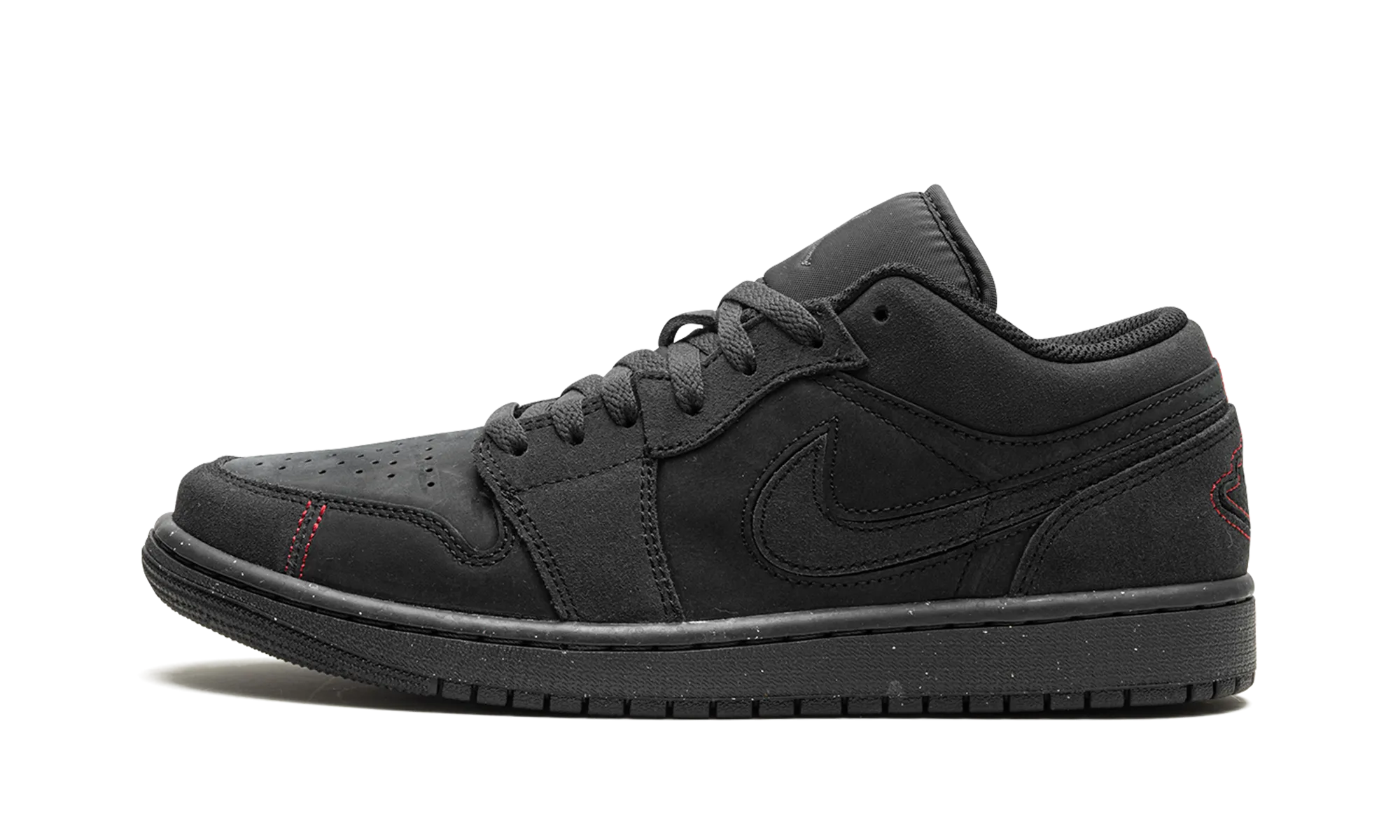 Washable Air Jordan 1 Low SE Craft "Dark Smoke Grey / Varsity Red"