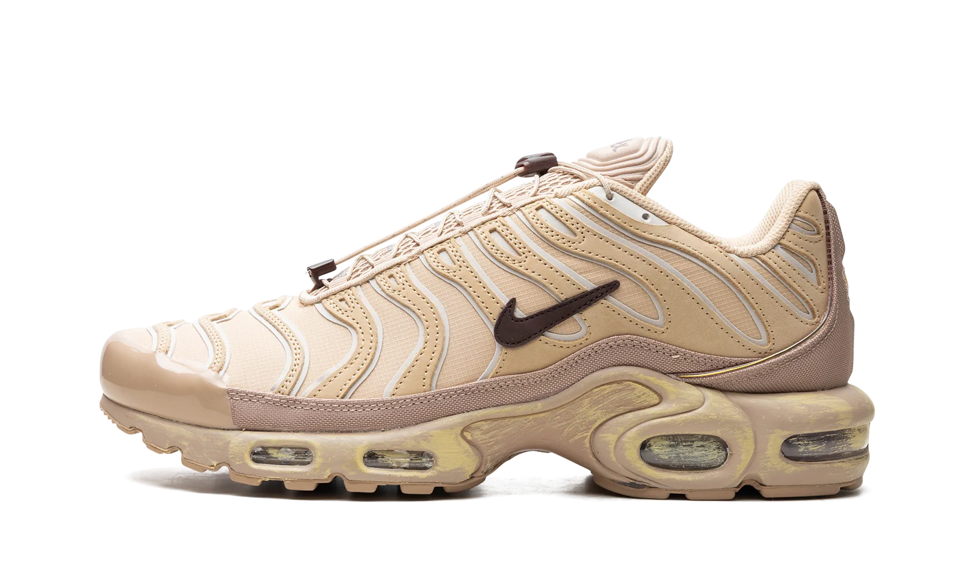 Air Max Plus "Sesame" hook - and - loop running shoes