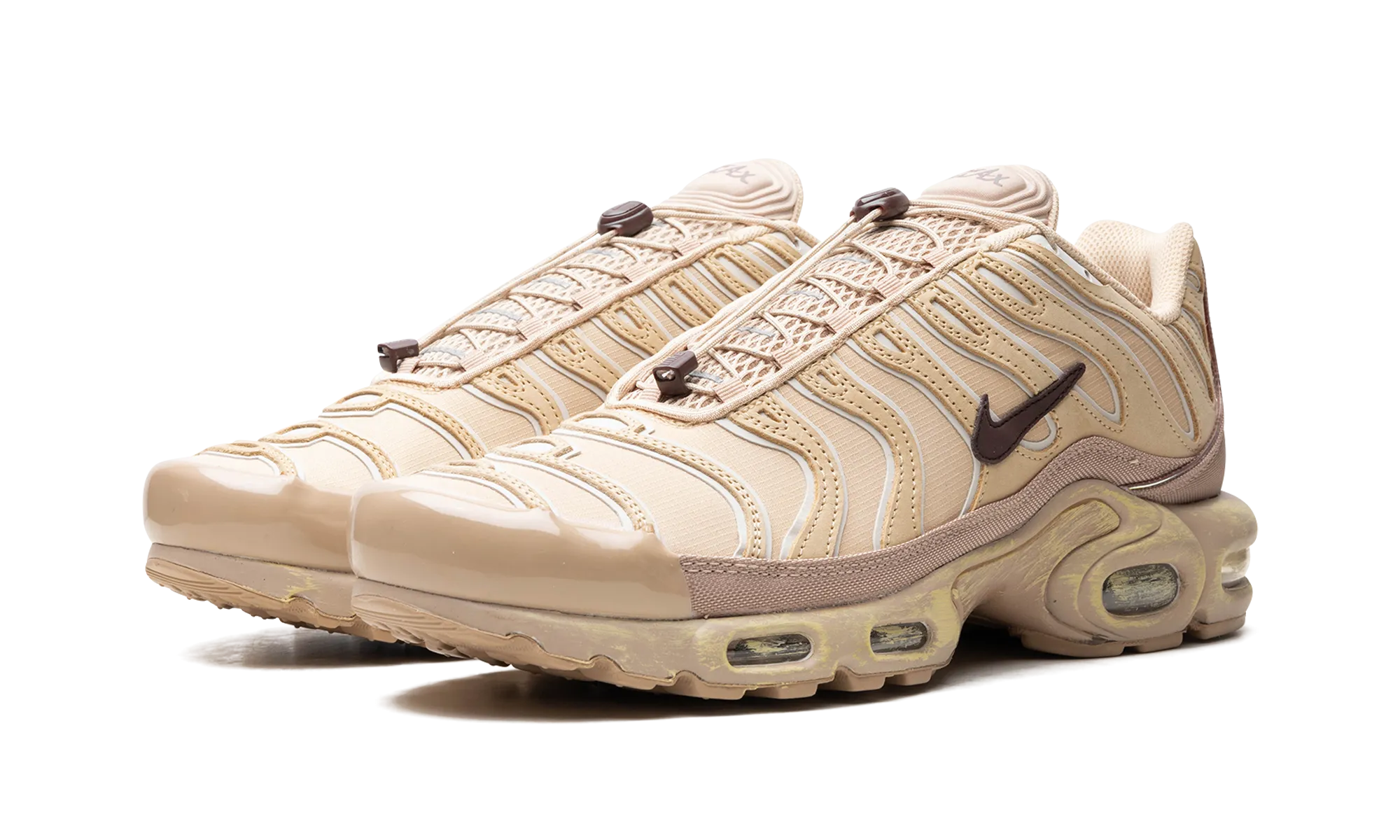 rubber - sole shoes Bold Patterns Air Max Plus "Sesame"