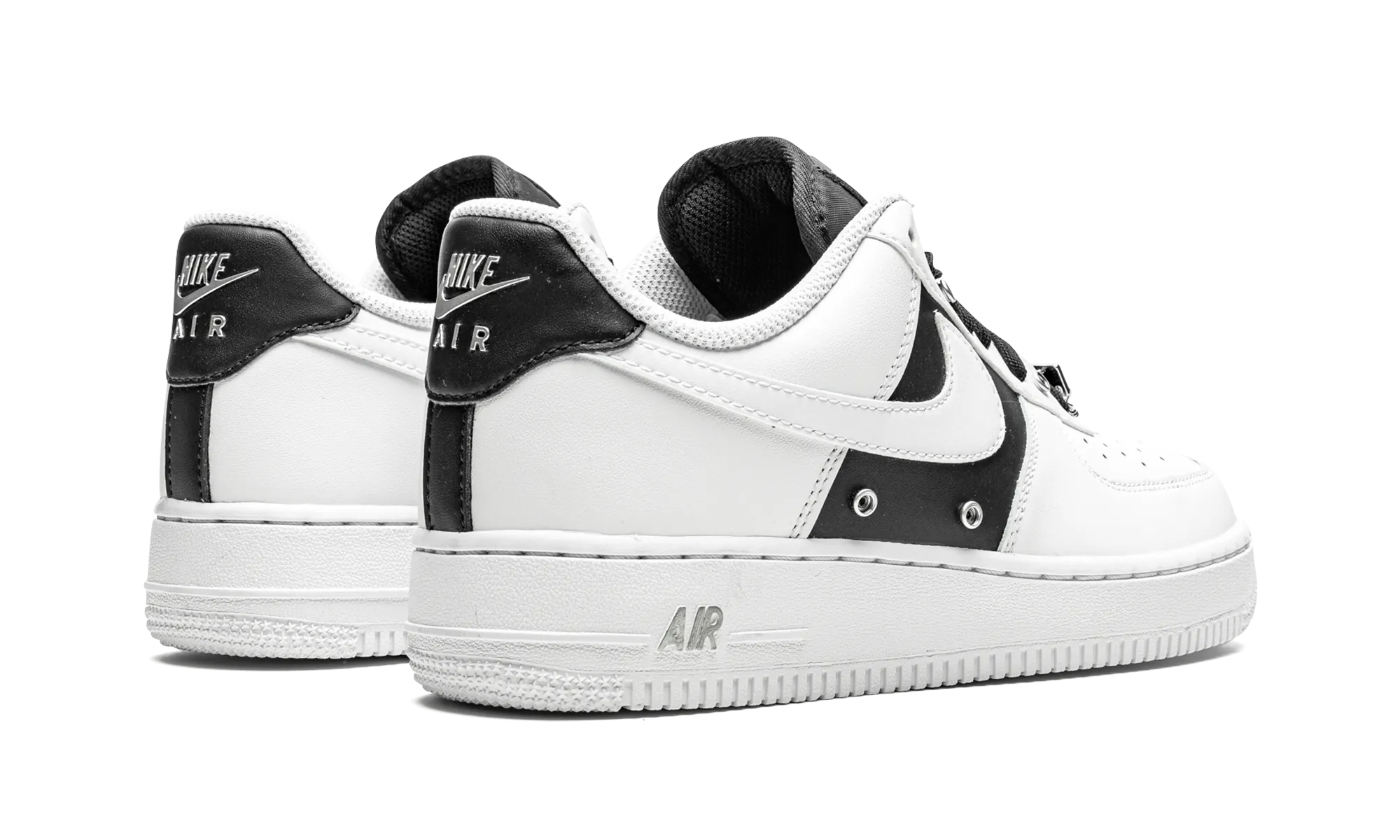 lace up closure Grip Technology Air Force 1 '07 PRM "Silver Chain"