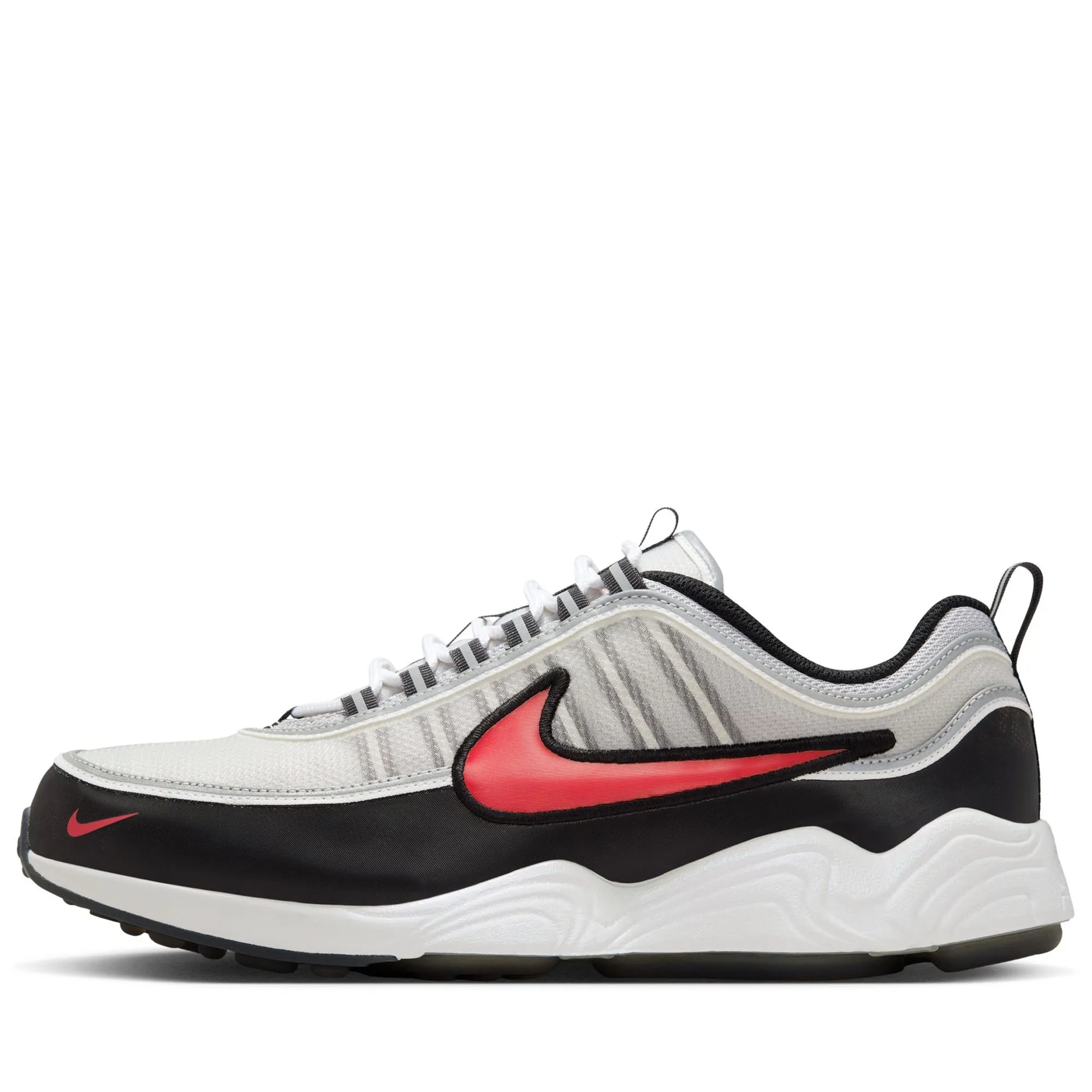 Nike Air Zoom Spiridon - Metallic Silver/Sport Red Streamlined