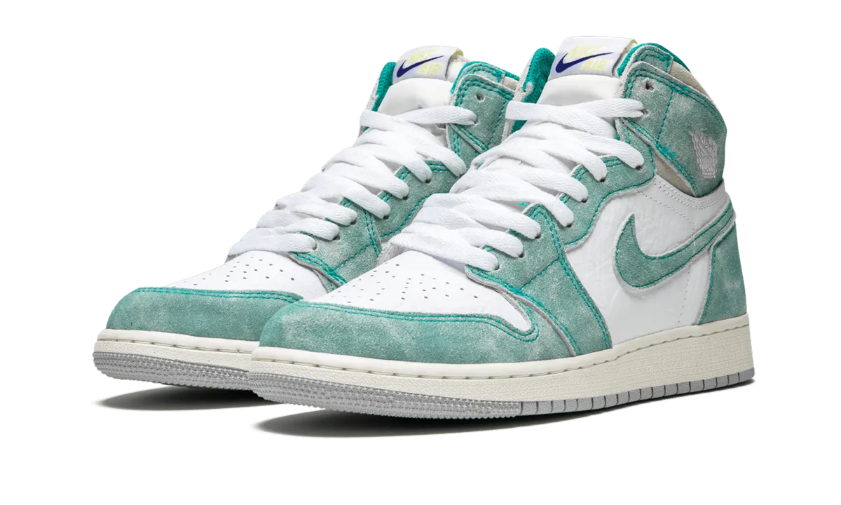 Stylish grip Air Jordan 1 Retro High OG GS "Turbo Green"