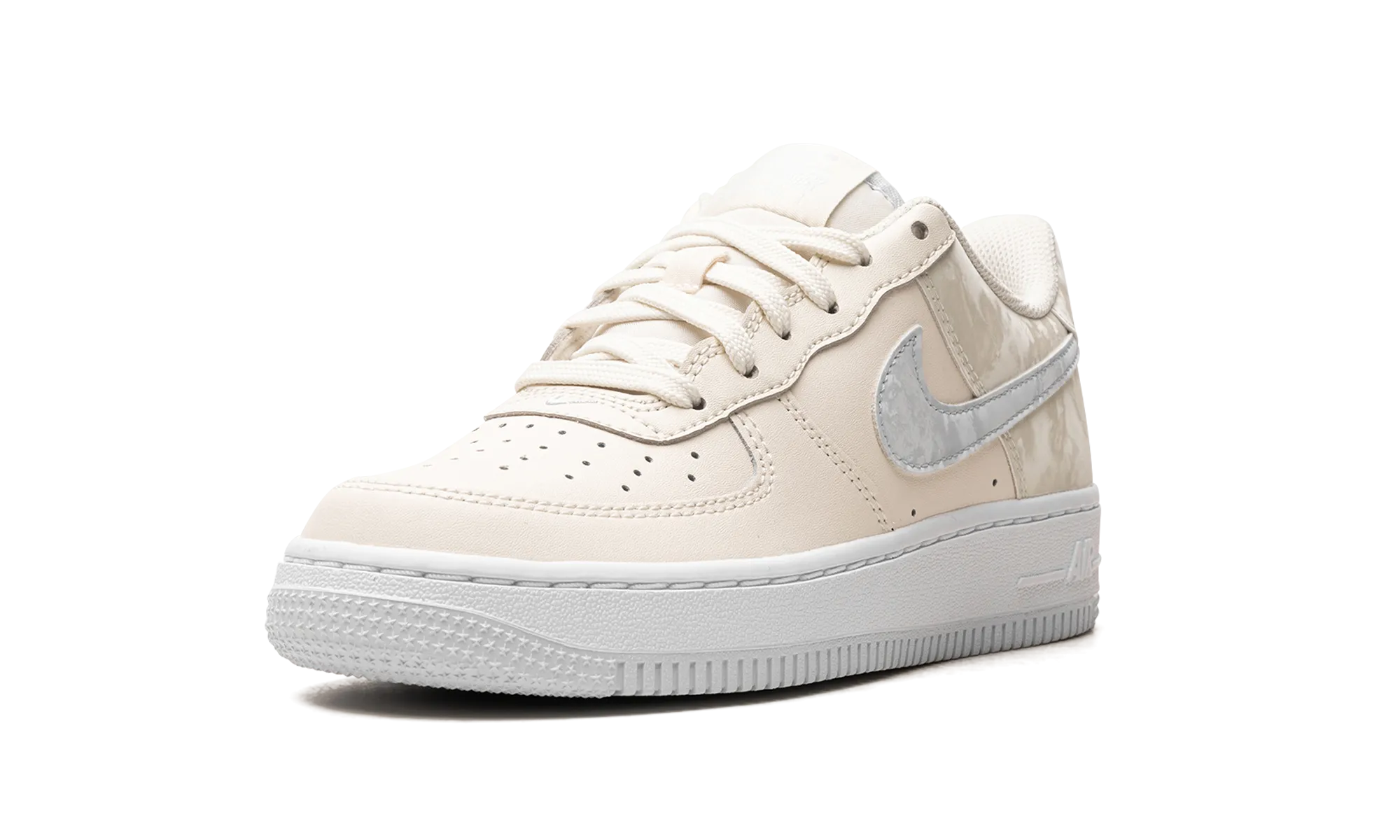 AIR FORCE 1 GS "Pale Ivory / Sea Glass / White / Football Grey" Max Comfort Stable Form