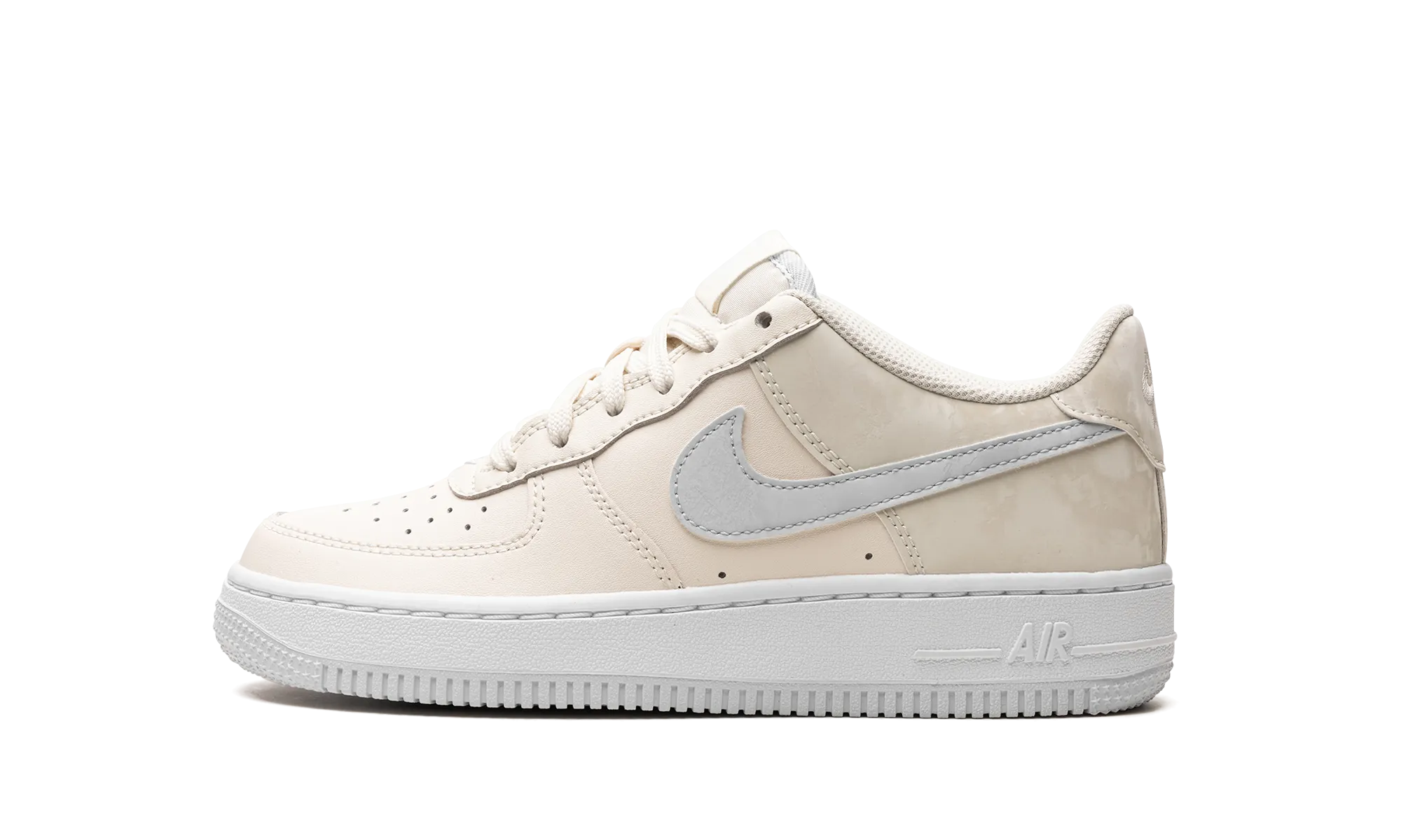 Flexible Cushion Toe Protection AIR FORCE 1 GS "Pale Ivory / Sea Glass / White / Football Grey"