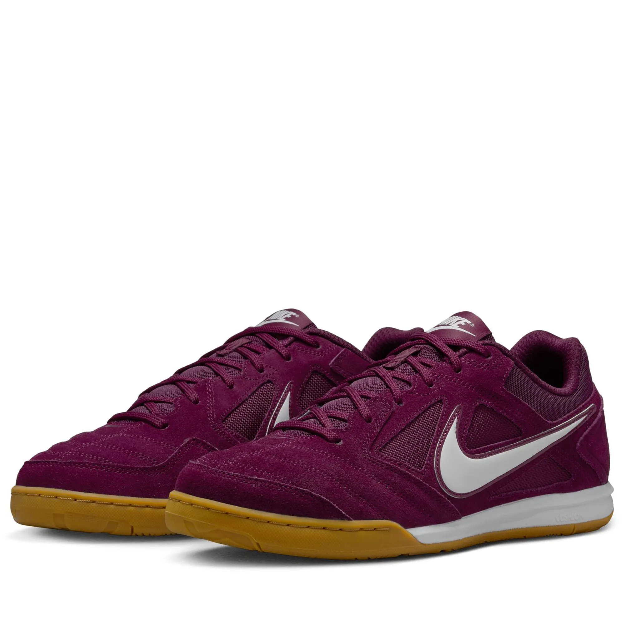 Comfortable Tongue Nike Gato - Bordeaux/White