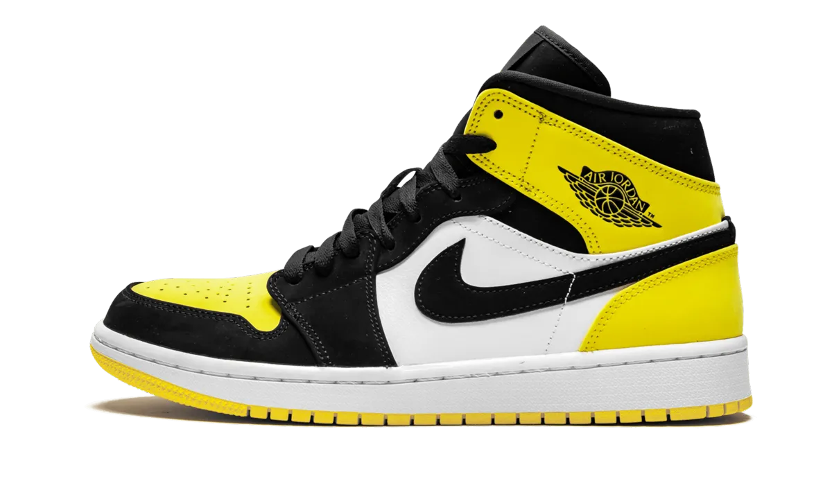 Compact Comfort No Squeeze Air Jordan 1 Mid SE "Yellow Toe"