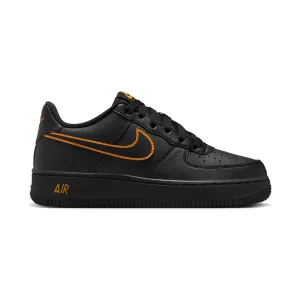 Reinforced Eyelets Design Nike Air Force 1 'Sundial Black' Big Kids' Shoes