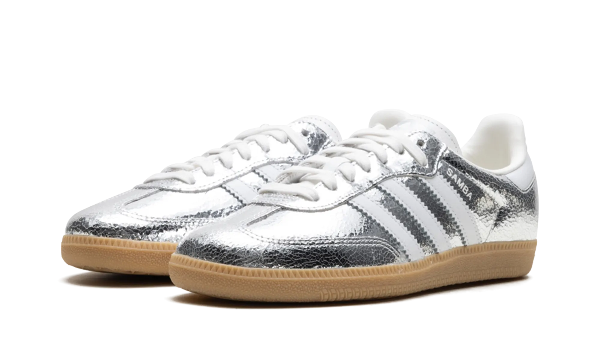 Samba OG WMNS "Silver Metallic Cracked Leather" Stable Feel