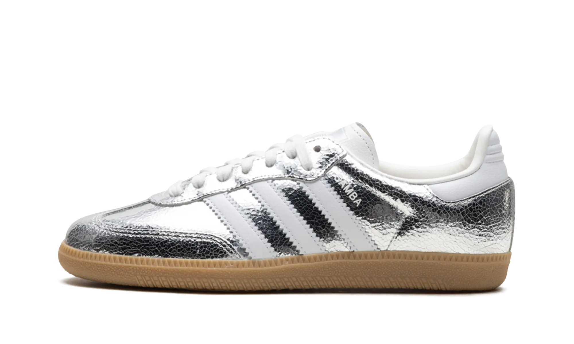 Canvas Soft Daily Comfort Samba OG WMNS "Silver Metallic Cracked Leather"