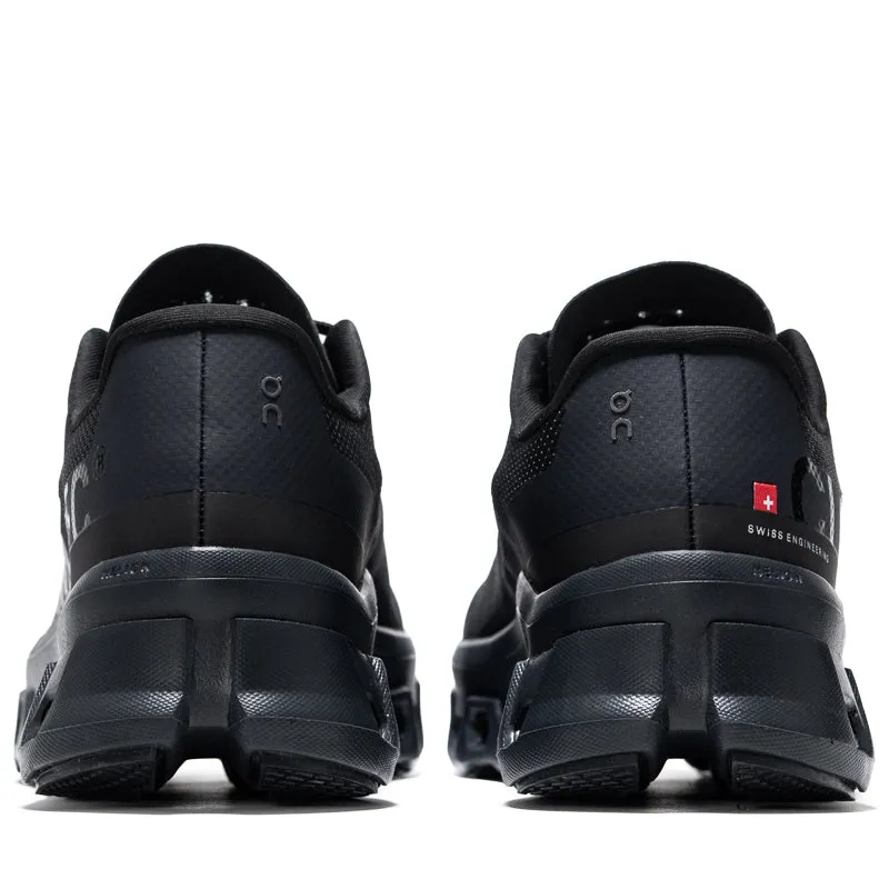 On Cloudmonster - All Black Foot Relax