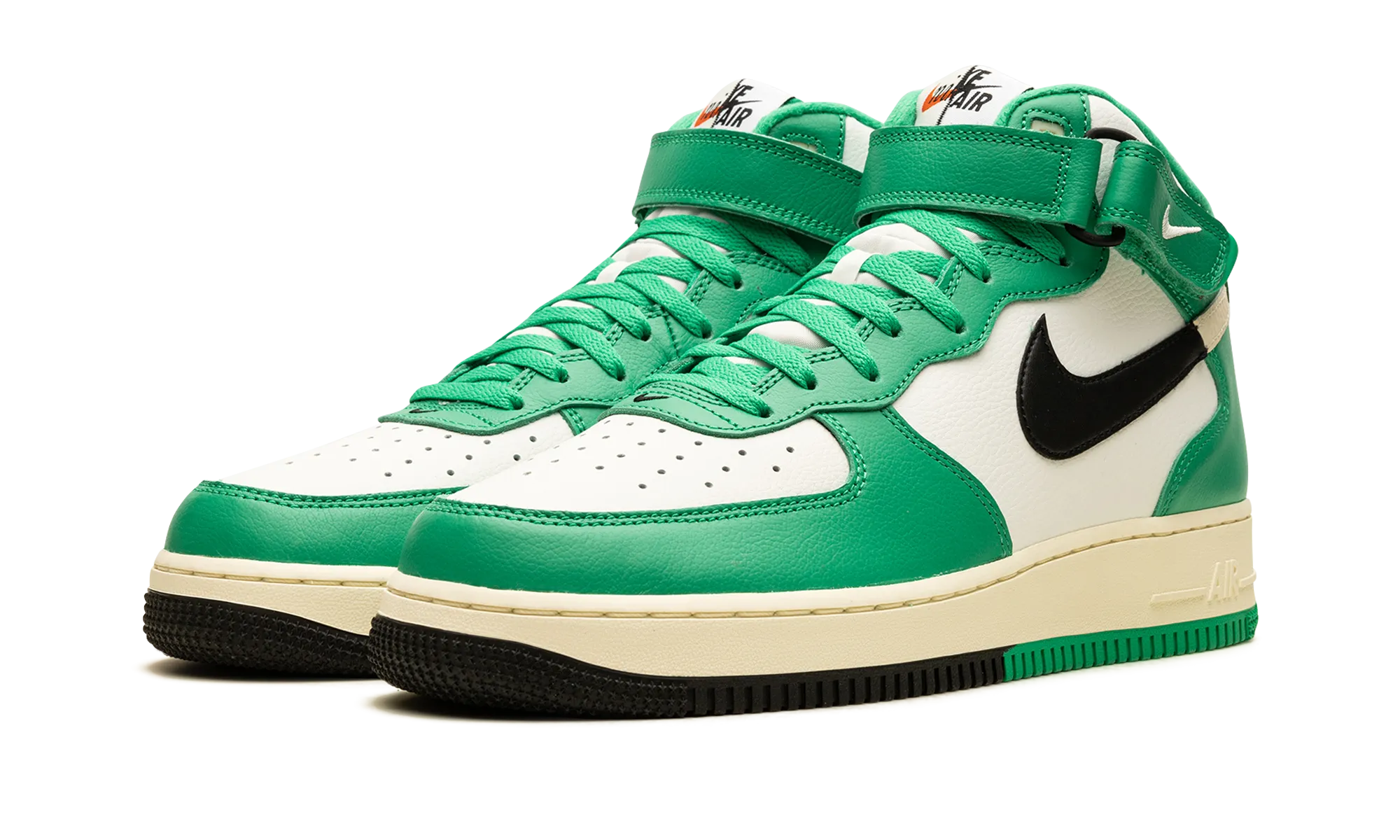 Air Force 1 Mid "Split - Stadium Green" Lace Up Style Street Life Ready