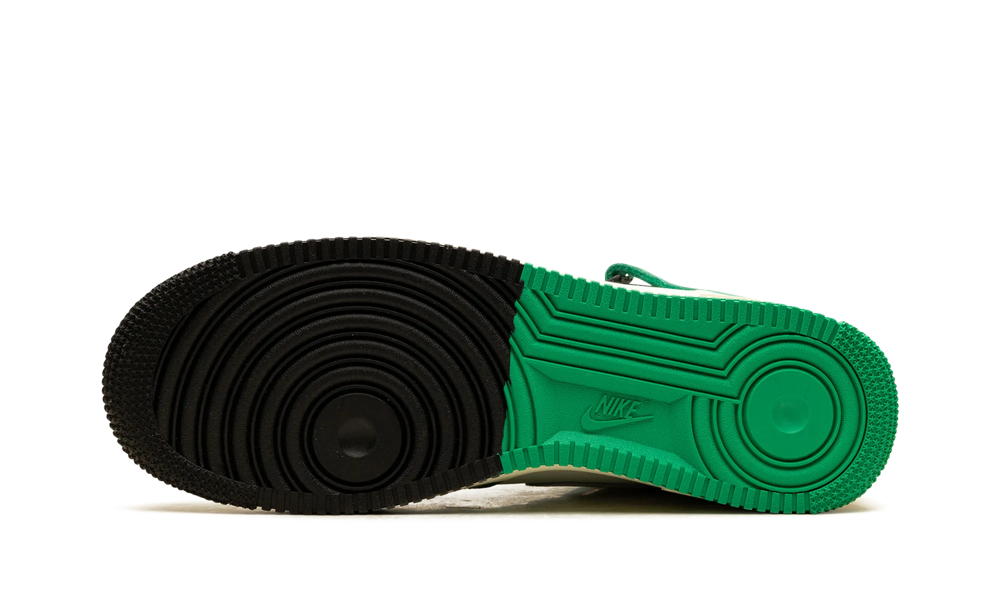 Cushioned Air Force 1 Mid "Split - Stadium Green"
