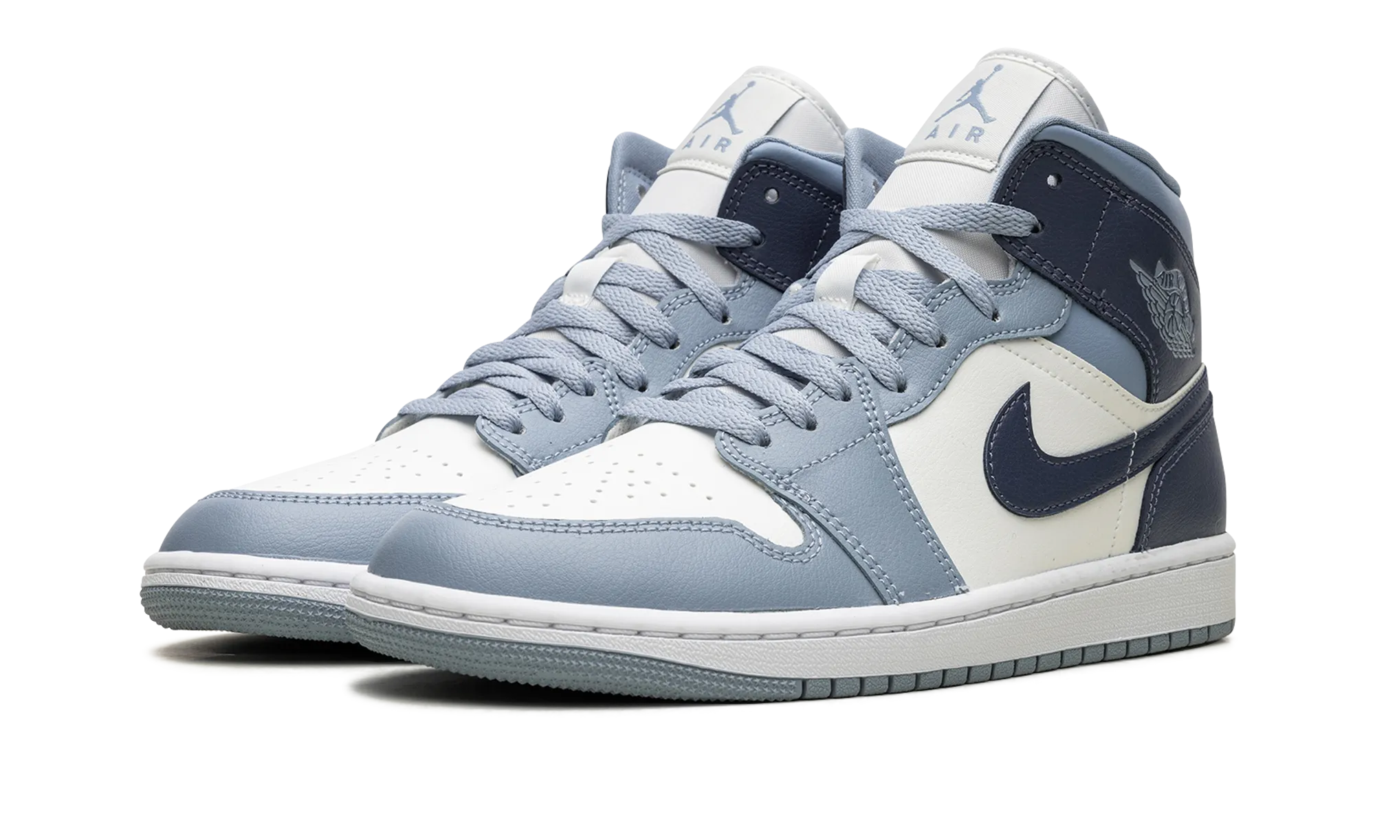 All Day Comfort AIR JORDAN 1 MID WMNS "Two-Tone Blue"