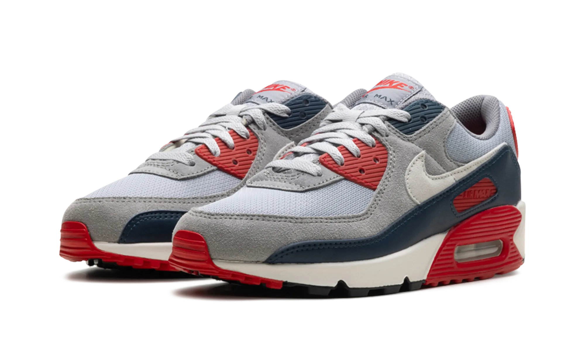 Daily Comfort Breathable Lining Air Max 90 "USA Light Smoke Grey"