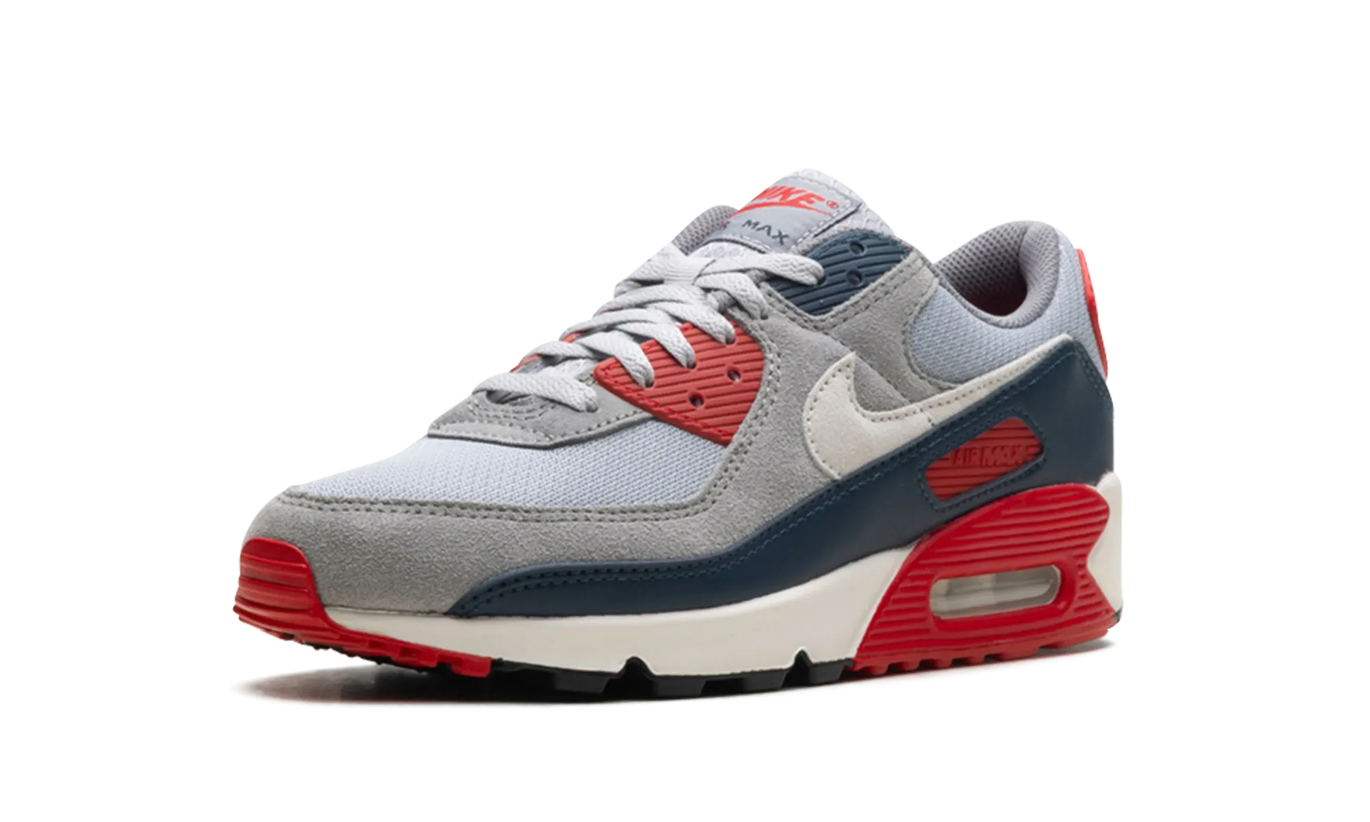 Air Max 90 "USA Light Smoke Grey" running for a way to stay healthy aerodynamic - design shoes
