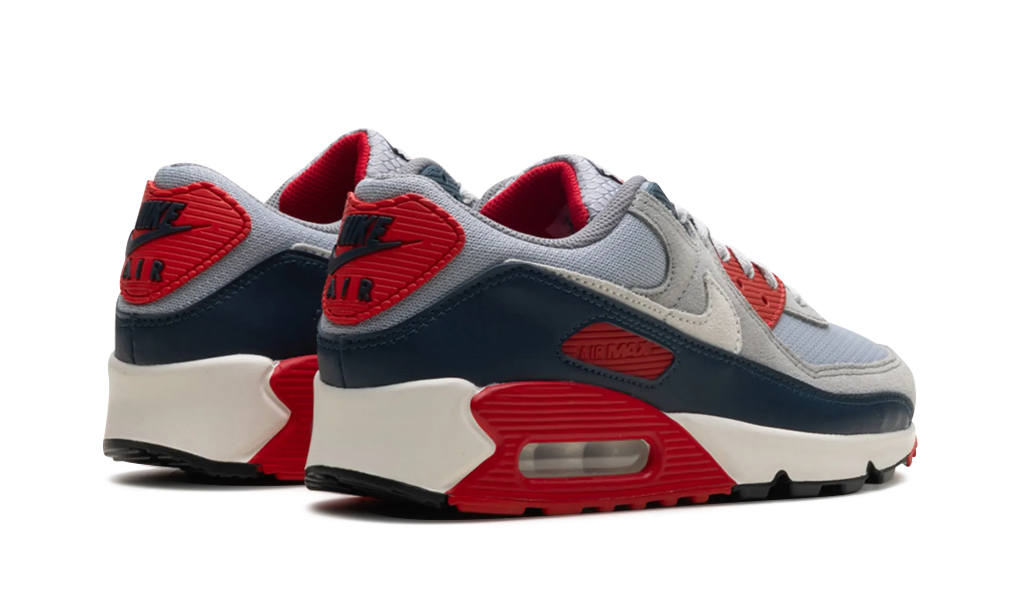 bootie - style design shoes Comfort toe Air Max 90 "USA Light Smoke Grey"