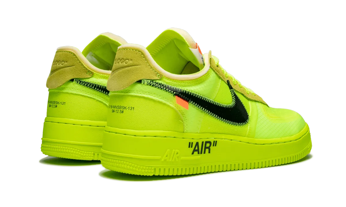 The 10: Air Force 1 Low "Off-White Volt" Easy Fit Flex Lightweight Walk