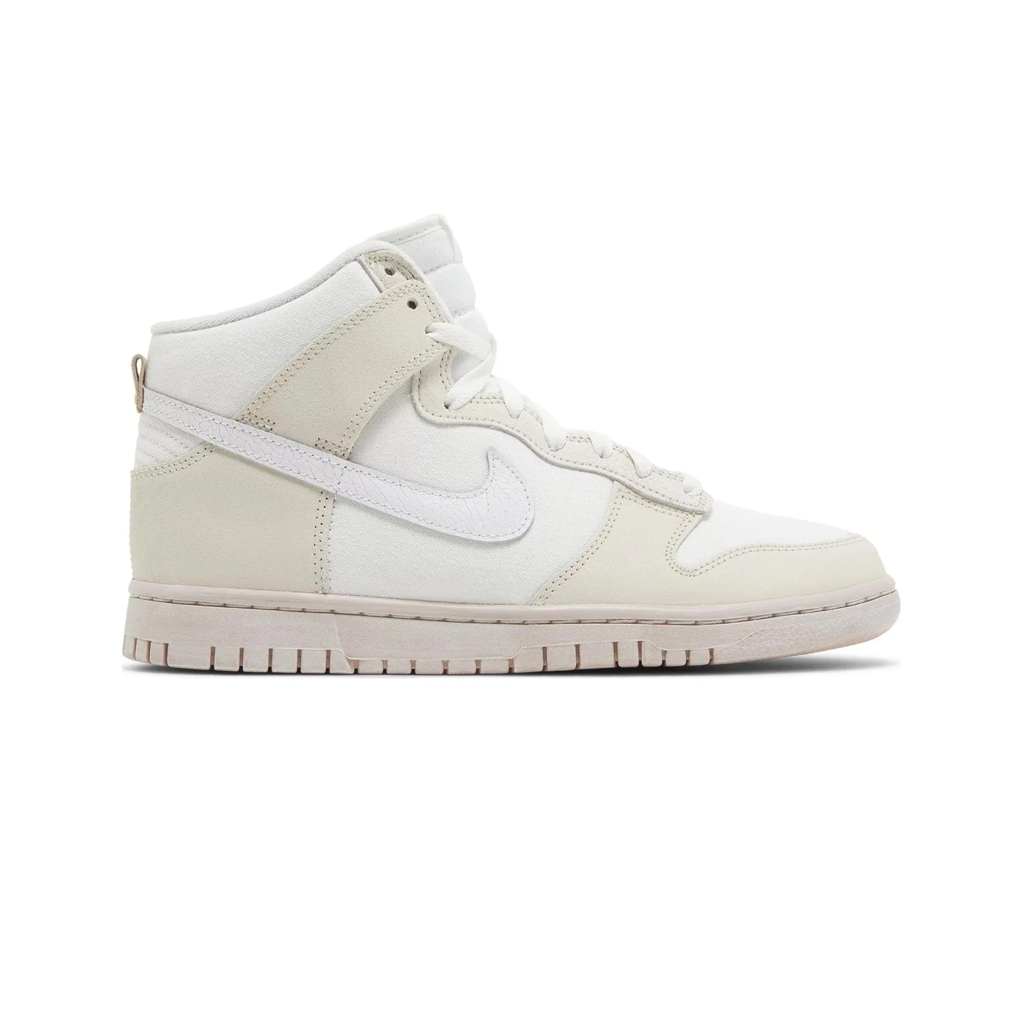Ventilated Tongue Design Classy Fit Nike Dunk High Retro PRM 'Cracked Leather Swoosh' (2023)
